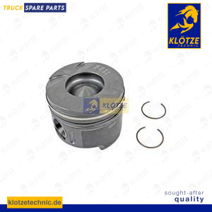 Piston complete with rings