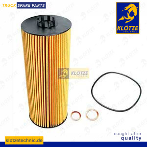 Oil filter insert