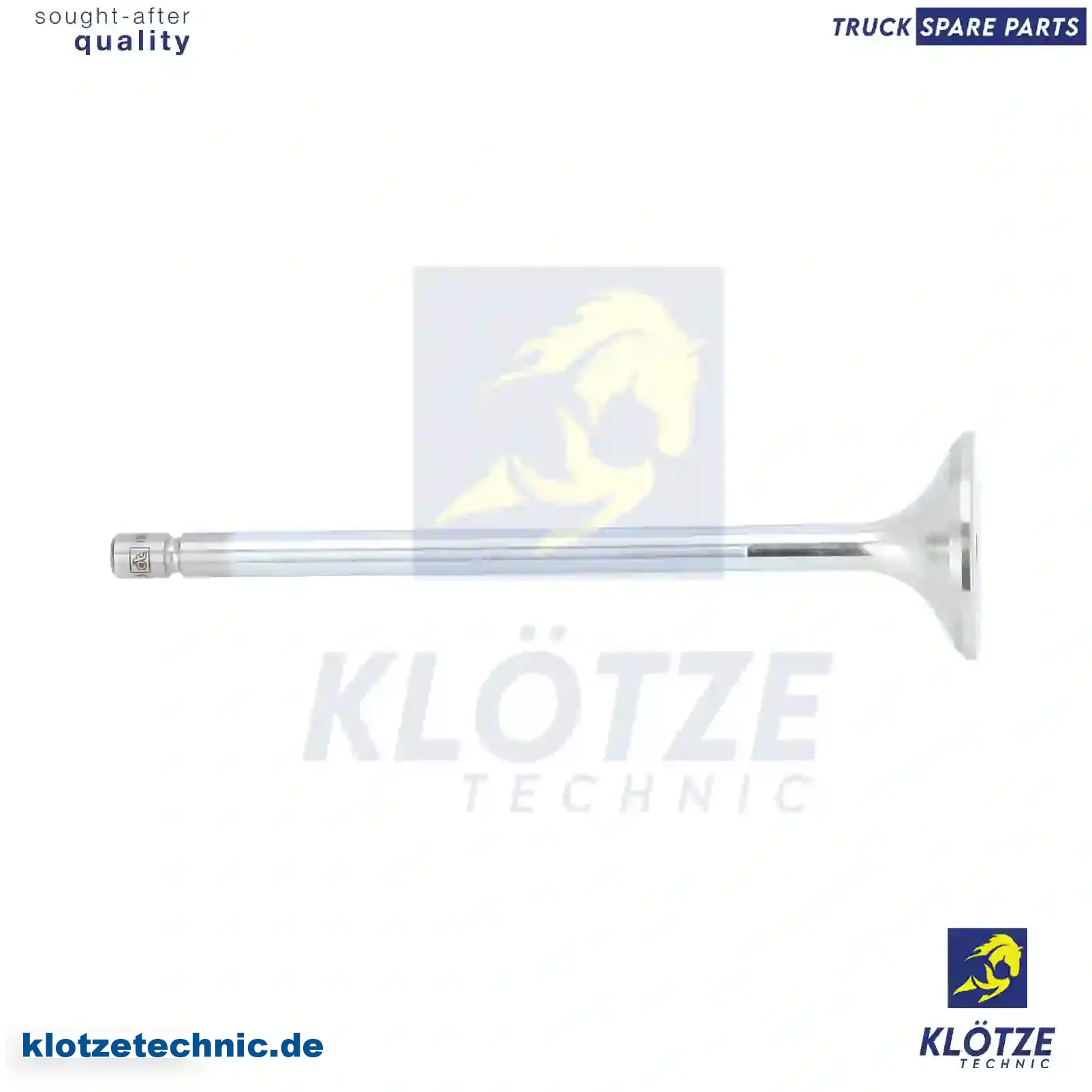 VOLVO Exhaust Valve 3978766, 477443, ZG01125-0008, 3978766, 477443, ZG01125-0008, || Klötze Technic Spare Part | Engine, Accelerator Pedal, Camshaft, Connecting Rod, Crankcase, Crankshaft, Cylinder Head, Engine Suspension Mountings, Exhaust Manifold, Exhaust Gas Recirculation, Filter Kits, Flywheel Housing, General Overhaul Kits, Engine, Intake Manifold, Oil Cleaner, Oil Cooler, Oil Filter, Oil Pump, Oil Sump, Piston & Liner, Sensor & Switch, Timing Case, Turbocharger, Cooling System, Belt Tensioner, Coolant Filter, Coolant Pipe, Corrosion Prevention Agent, Drive, Expansion Tank, Fan, Intercooler, Monitors & Gauges, Radiator, Thermostat, V-Belt / Timing belt, Water Pump, Fuel System, Electronical Injector Unit, Feed Pump, Fuel Filter, cpl., Fuel Gauge Sender,  Fuel Line, Fuel Pump, Fuel Tank, Injection Line Kit, Injection Pump, Exhaust System, Clutch & Pedal, Gearbox, Propeller Shaft, Axles, Brake System, Hubs & Wheels, Suspension, Leaf Spring, Universal Parts / Accessories, Steering, Electrical System, Cabin