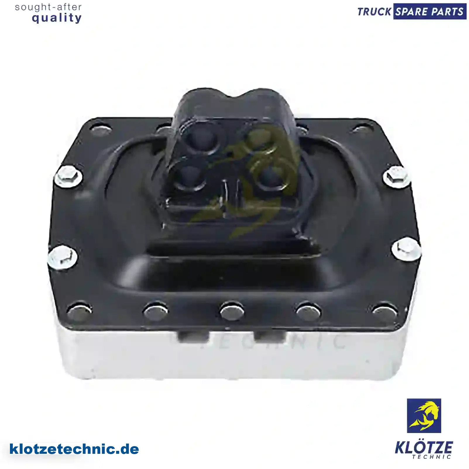 Engine Mounting, Rear 1076510, 3198122, 1076510, 3198122 || Klötze Technic Spare Part | Engine, Accelerator Pedal, Camshaft, Connecting Rod, Crankcase, Crankshaft, Cylinder Head, Engine Suspension Mountings, Exhaust Manifold, Exhaust Gas Recirculation, Filter Kits, Flywheel Housing, General Overhaul Kits, Engine, Intake Manifold, Oil Cleaner, Oil Cooler, Oil Filter, Oil Pump, Oil Sump, Piston & Liner, Sensor & Switch, Timing Case, Turbocharger, Cooling System, Belt Tensioner, Coolant Filter, Coolant Pipe, Corrosion Prevention Agent, Drive, Expansion Tank, Fan, Intercooler, Monitors & Gauges, Radiator, Thermostat, V-Belt / Timing belt, Water Pump, Fuel System, Electronical Injector Unit, Feed Pump, Fuel Filter, cpl., Fuel Gauge Sender,  Fuel Line, Fuel Pump, Fuel Tank, Injection Line Kit, Injection Pump, Exhaust System, Clutch & Pedal, Gearbox, Propeller Shaft, Axles, Brake System, Hubs & Wheels, Suspension, Leaf Spring, Universal Parts / Accessories, Steering, Electrical System, Cabin