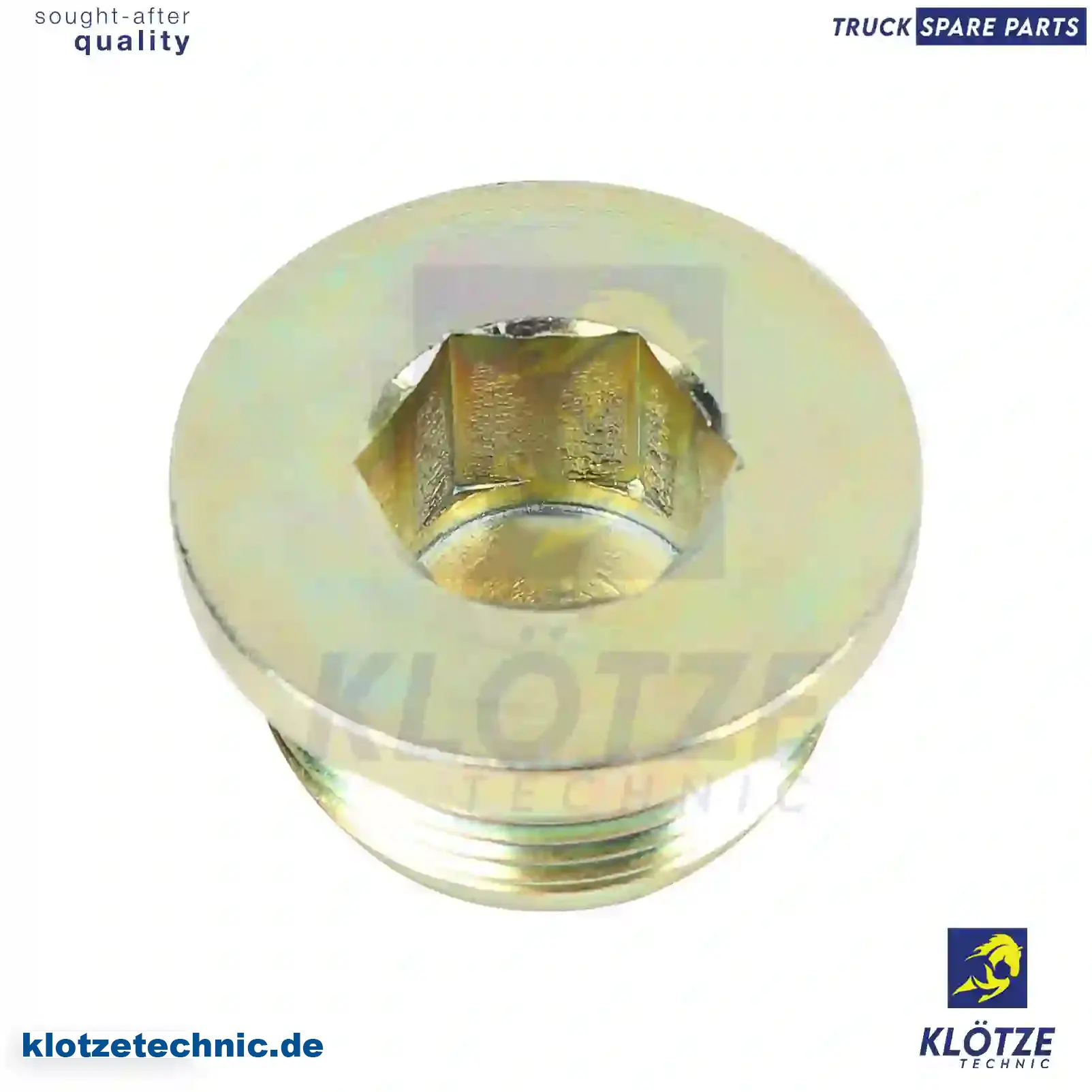 Screw Plug, Oil Sump 1309970032, 13699, 1309970032, 13699 || Klötze Technic Spare Part | Engine, Accelerator Pedal, Camshaft, Connecting Rod, Crankcase, Crankshaft, Cylinder Head, Engine Suspension Mountings, Exhaust Manifold, Exhaust Gas Recirculation, Filter Kits, Flywheel Housing, General Overhaul Kits, Engine, Intake Manifold, Oil Cleaner, Oil Cooler, Oil Filter, Oil Pump, Oil Sump, Piston & Liner, Sensor & Switch, Timing Case, Turbocharger, Cooling System, Belt Tensioner, Coolant Filter, Coolant Pipe, Corrosion Prevention Agent, Drive, Expansion Tank, Fan, Intercooler, Monitors & Gauges, Radiator, Thermostat, V-Belt / Timing belt, Water Pump, Fuel System, Electronical Injector Unit, Feed Pump, Fuel Filter, cpl., Fuel Gauge Sender,  Fuel Line, Fuel Pump, Fuel Tank, Injection Line Kit, Injection Pump, Exhaust System, Clutch & Pedal, Gearbox, Propeller Shaft, Axles, Brake System, Hubs & Wheels, Suspension, Leaf Spring, Universal Parts / Accessories, Steering, Electrical System, Cabin