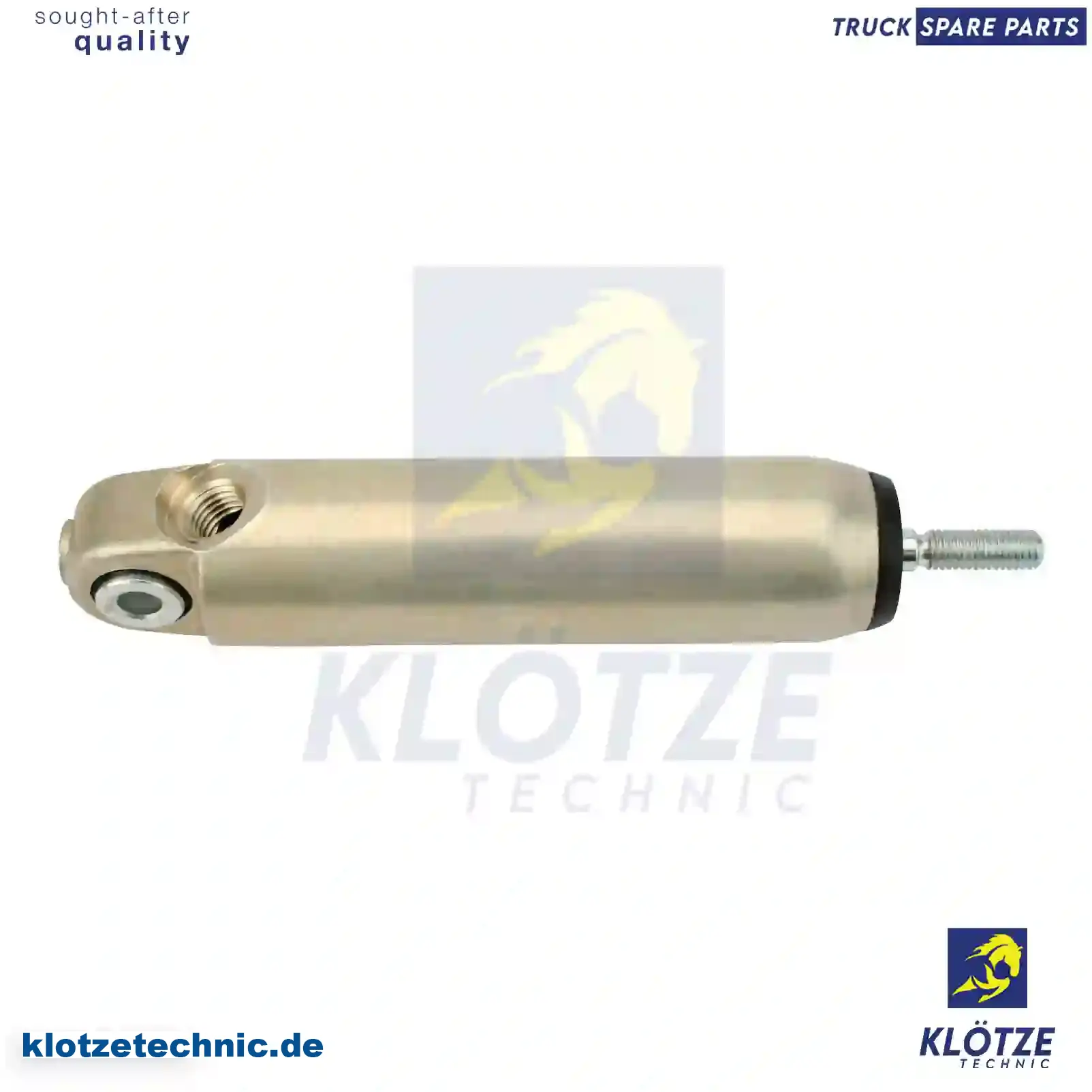 Cylinder, Exhaust Brake 41022031, 42042638, 42050524, 42052729, 81157016081, ZG50383-0008, 41022031, 42042638, 42050524, 42052729, 81157016081, ZG50383-0008 || Klötze Technic Spare Part | Engine, Accelerator Pedal, Camshaft, Connecting Rod, Crankcase, Crankshaft, Cylinder Head, Engine Suspension Mountings, Exhaust Manifold, Exhaust Gas Recirculation, Filter Kits, Flywheel Housing, General Overhaul Kits, Engine, Intake Manifold, Oil Cleaner, Oil Cooler, Oil Filter, Oil Pump, Oil Sump, Piston & Liner, Sensor & Switch, Timing Case, Turbocharger, Cooling System, Belt Tensioner, Coolant Filter, Coolant Pipe, Corrosion Prevention Agent, Drive, Expansion Tank, Fan, Intercooler, Monitors & Gauges, Radiator, Thermostat, V-Belt / Timing belt, Water Pump, Fuel System, Electronical Injector Unit, Feed Pump, Fuel Filter, cpl., Fuel Gauge Sender,  Fuel Line, Fuel Pump, Fuel Tank, Injection Line Kit, Injection Pump, Exhaust System, Clutch & Pedal, Gearbox, Propeller Shaft, Axles, Brake System, Hubs & Wheels, Suspension, Leaf Spring, Universal Parts / Accessories, Steering, Electrical System, Cabin