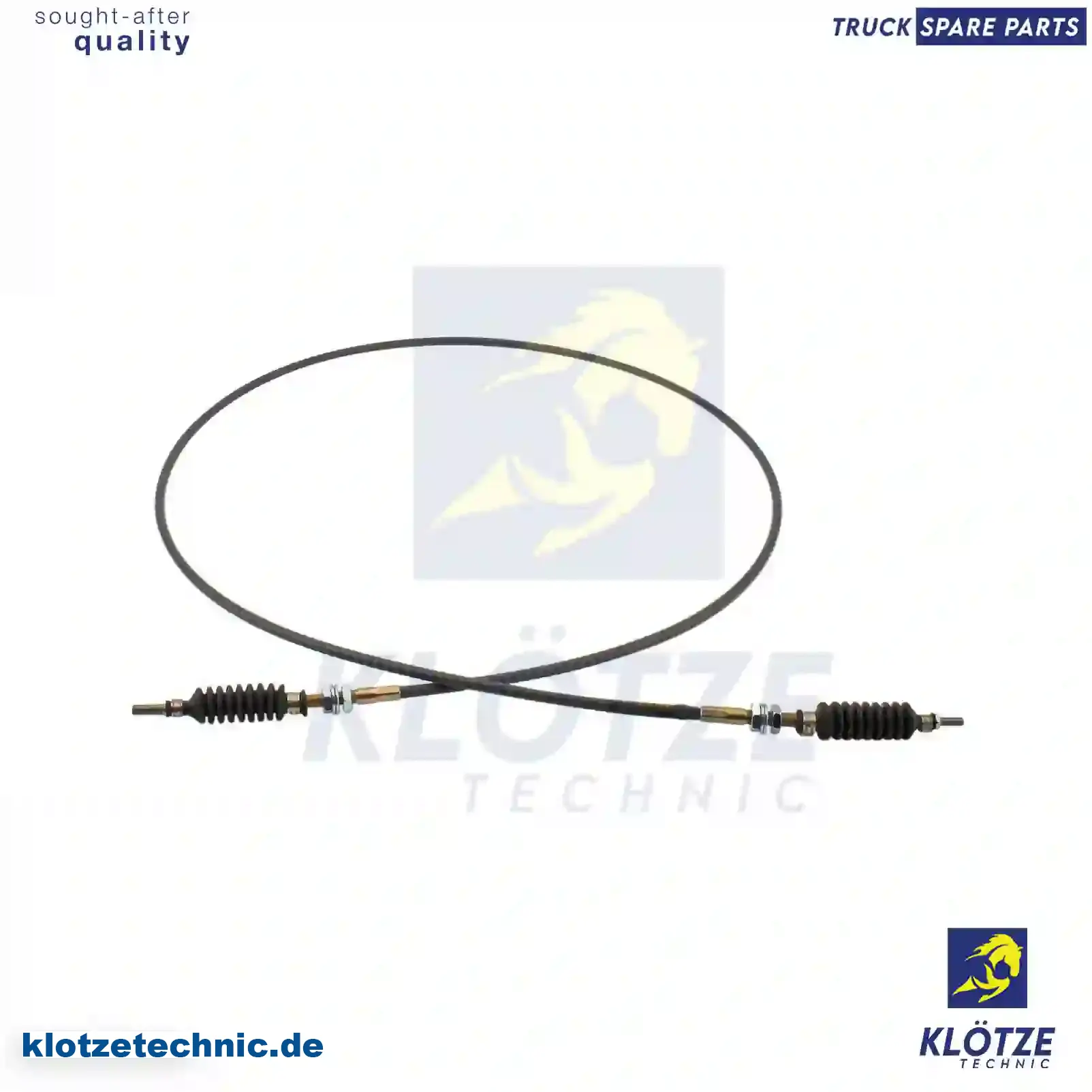 Throttle Cable  81955016477, 81955016477 || Klötze Technic Spare Part | Engine, Accelerator Pedal, Camshaft, Connecting Rod, Crankcase, Crankshaft, Cylinder Head, Engine Suspension Mountings, Exhaust Manifold, Exhaust Gas Recirculation, Filter Kits, Flywheel Housing, General Overhaul Kits, Engine, Intake Manifold, Oil Cleaner, Oil Cooler, Oil Filter, Oil Pump, Oil Sump, Piston & Liner, Sensor & Switch, Timing Case, Turbocharger, Cooling System, Belt Tensioner, Coolant Filter, Coolant Pipe, Corrosion Prevention Agent, Drive, Expansion Tank, Fan, Intercooler, Monitors & Gauges, Radiator, Thermostat, V-Belt / Timing belt, Water Pump, Fuel System, Electronical Injector Unit, Feed Pump, Fuel Filter, cpl., Fuel Gauge Sender,  Fuel Line, Fuel Pump, Fuel Tank, Injection Line Kit, Injection Pump, Exhaust System, Clutch & Pedal, Gearbox, Propeller Shaft, Axles, Brake System, Hubs & Wheels, Suspension, Leaf Spring, Universal Parts / Accessories, Steering, Electrical System, Cabin