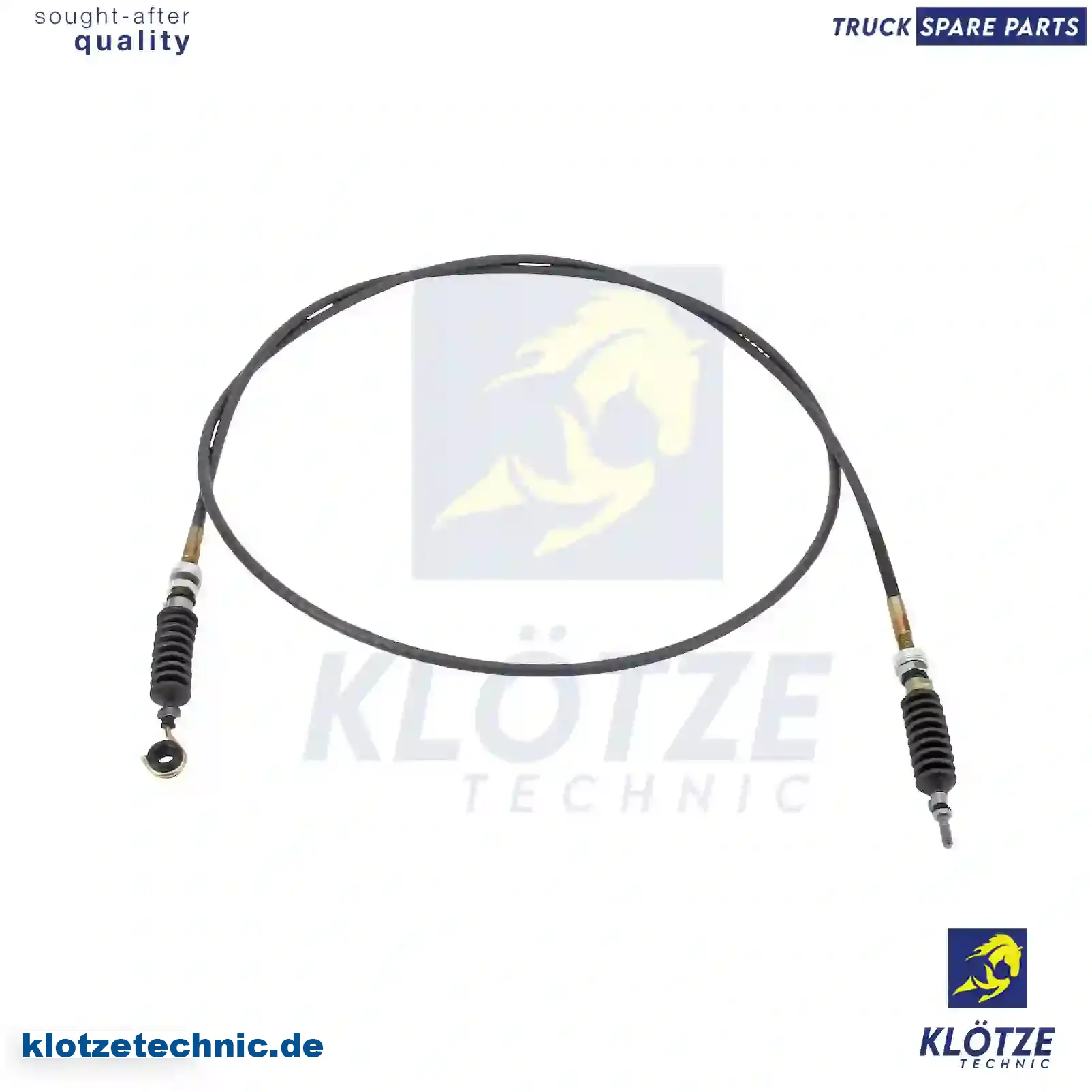 Throttle Cable 81955016484, 81955016484 || Klötze Technic Spare Part | Engine, Accelerator Pedal, Camshaft, Connecting Rod, Crankcase, Crankshaft, Cylinder Head, Engine Suspension Mountings, Exhaust Manifold, Exhaust Gas Recirculation, Filter Kits, Flywheel Housing, General Overhaul Kits, Engine, Intake Manifold, Oil Cleaner, Oil Cooler, Oil Filter, Oil Pump, Oil Sump, Piston & Liner, Sensor & Switch, Timing Case, Turbocharger, Cooling System, Belt Tensioner, Coolant Filter, Coolant Pipe, Corrosion Prevention Agent, Drive, Expansion Tank, Fan, Intercooler, Monitors & Gauges, Radiator, Thermostat, V-Belt / Timing belt, Water Pump, Fuel System, Electronical Injector Unit, Feed Pump, Fuel Filter, cpl., Fuel Gauge Sender,  Fuel Line, Fuel Pump, Fuel Tank, Injection Line Kit, Injection Pump, Exhaust System, Clutch & Pedal, Gearbox, Propeller Shaft, Axles, Brake System, Hubs & Wheels, Suspension, Leaf Spring, Universal Parts / Accessories, Steering, Electrical System, Cabin