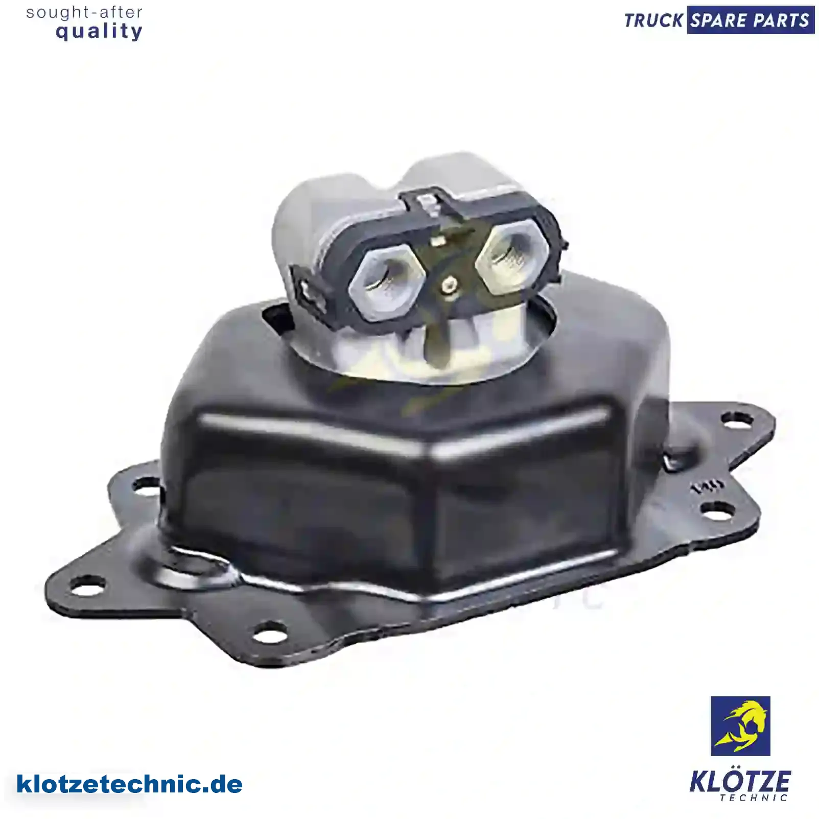 Engine Mounting, Rear 7421416525, 21416, 7421416525, 21416 || Klötze Technic Spare Part | Engine, Accelerator Pedal, Camshaft, Connecting Rod, Crankcase, Crankshaft, Cylinder Head, Engine Suspension Mountings, Exhaust Manifold, Exhaust Gas Recirculation, Filter Kits, Flywheel Housing, General Overhaul Kits, Engine, Intake Manifold, Oil Cleaner, Oil Cooler, Oil Filter, Oil Pump, Oil Sump, Piston & Liner, Sensor & Switch, Timing Case, Turbocharger, Cooling System, Belt Tensioner, Coolant Filter, Coolant Pipe, Corrosion Prevention Agent, Drive, Expansion Tank, Fan, Intercooler, Monitors & Gauges, Radiator, Thermostat, V-Belt / Timing belt, Water Pump, Fuel System, Electronical Injector Unit, Feed Pump, Fuel Filter, cpl., Fuel Gauge Sender,  Fuel Line, Fuel Pump, Fuel Tank, Injection Line Kit, Injection Pump, Exhaust System, Clutch & Pedal, Gearbox, Propeller Shaft, Axles, Brake System, Hubs & Wheels, Suspension, Leaf Spring, Universal Parts / Accessories, Steering, Electrical System, Cabin