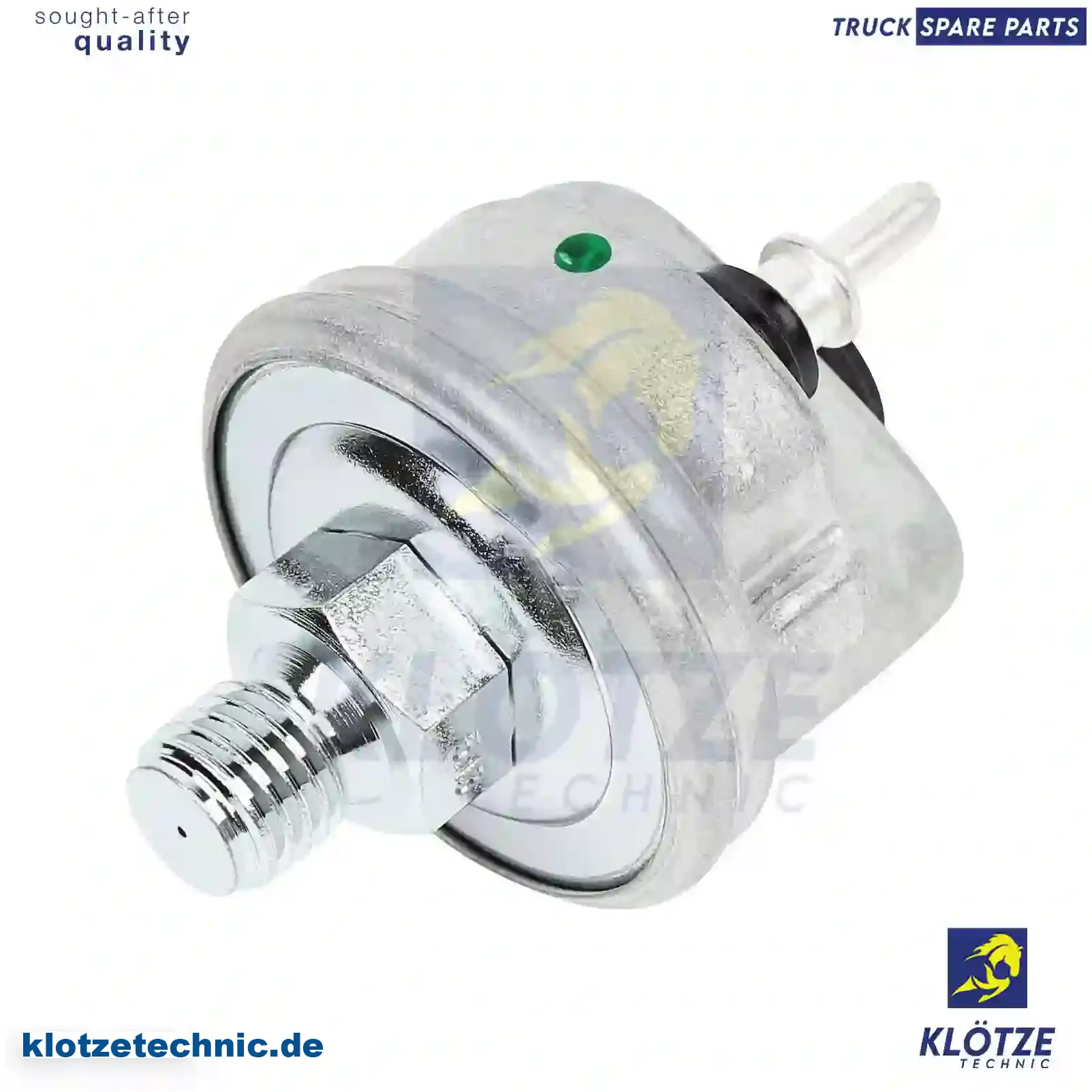 Oil Pressure Sensor 55421817, 0065429, 55421817, 0065429 || Klötze Technic Spare Part | Engine, Accelerator Pedal, Camshaft, Connecting Rod, Crankcase, Crankshaft, Cylinder Head, Engine Suspension Mountings, Exhaust Manifold, Exhaust Gas Recirculation, Filter Kits, Flywheel Housing, General Overhaul Kits, Engine, Intake Manifold, Oil Cleaner, Oil Cooler, Oil Filter, Oil Pump, Oil Sump, Piston & Liner, Sensor & Switch, Timing Case, Turbocharger, Cooling System, Belt Tensioner, Coolant Filter, Coolant Pipe, Corrosion Prevention Agent, Drive, Expansion Tank, Fan, Intercooler, Monitors & Gauges, Radiator, Thermostat, V-Belt / Timing belt, Water Pump, Fuel System, Electronical Injector Unit, Feed Pump, Fuel Filter, cpl., Fuel Gauge Sender,  Fuel Line, Fuel Pump, Fuel Tank, Injection Line Kit, Injection Pump, Exhaust System, Clutch & Pedal, Gearbox, Propeller Shaft, Axles, Brake System, Hubs & Wheels, Suspension, Leaf Spring, Universal Parts / Accessories, Steering, Electrical System, Cabin