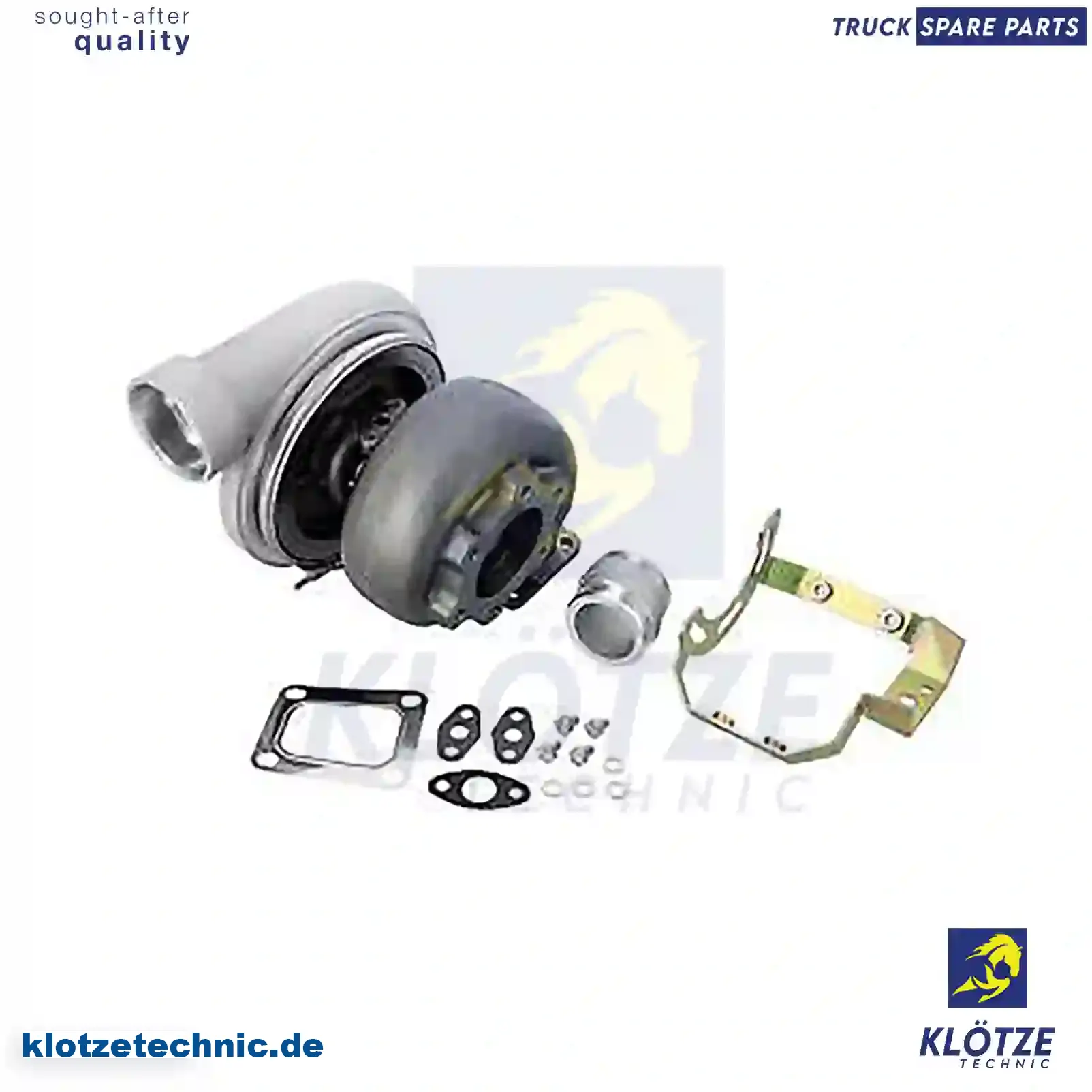 Turbocharger, With Gaskets 0050965399, 005096539980, 0050967099, 0060963599, 0060965499, 0060967099, 0060967399, 006096739980, 0080960799, 0050965399, 005096539980, 0050967099, 0060963599, 0060965499, 0060967099, 0060967399, 006096739980, 0080960799 || Klötze Technic Spare Part | Engine, Accelerator Pedal, Camshaft, Connecting Rod, Crankcase, Crankshaft, Cylinder Head, Engine Suspension Mountings, Exhaust Manifold, Exhaust Gas Recirculation, Filter Kits, Flywheel Housing, General Overhaul Kits, Engine, Intake Manifold, Oil Cleaner, Oil Cooler, Oil Filter, Oil Pump, Oil Sump, Piston & Liner, Sensor & Switch, Timing Case, Turbocharger, Cooling System, Belt Tensioner, Coolant Filter, Coolant Pipe, Corrosion Prevention Agent, Drive, Expansion Tank, Fan, Intercooler, Monitors & Gauges, Radiator, Thermostat, V-Belt / Timing belt, Water Pump, Fuel System, Electronical Injector Unit, Feed Pump, Fuel Filter, cpl., Fuel Gauge Sender,  Fuel Line, Fuel Pump, Fuel Tank, Injection Line Kit, Injection Pump, Exhaust System, Clutch & Pedal, Gearbox, Propeller Shaft, Axles, Brake System, Hubs & Wheels, Suspension, Leaf Spring, Universal Parts / Accessories, Steering, Electrical System, Cabin