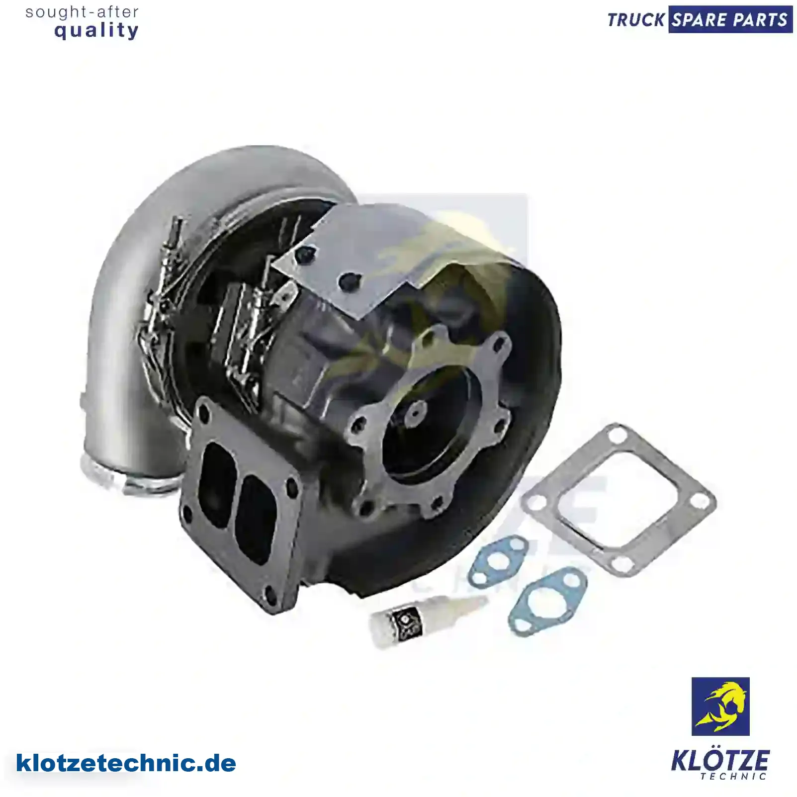 Turbocharger 51091007401, 51091009401, 51091017233, 51091019233, 51091007401, 51091009401, 51091017233, 51091019233 || Klötze Technic Spare Part | Engine, Accelerator Pedal, Camshaft, Connecting Rod, Crankcase, Crankshaft, Cylinder Head, Engine Suspension Mountings, Exhaust Manifold, Exhaust Gas Recirculation, Filter Kits, Flywheel Housing, General Overhaul Kits, Engine, Intake Manifold, Oil Cleaner, Oil Cooler, Oil Filter, Oil Pump, Oil Sump, Piston & Liner, Sensor & Switch, Timing Case, Turbocharger, Cooling System, Belt Tensioner, Coolant Filter, Coolant Pipe, Corrosion Prevention Agent, Drive, Expansion Tank, Fan, Intercooler, Monitors & Gauges, Radiator, Thermostat, V-Belt / Timing belt, Water Pump, Fuel System, Electronical Injector Unit, Feed Pump, Fuel Filter, cpl., Fuel Gauge Sender,  Fuel Line, Fuel Pump, Fuel Tank, Injection Line Kit, Injection Pump, Exhaust System, Clutch & Pedal, Gearbox, Propeller Shaft, Axles, Brake System, Hubs & Wheels, Suspension, Leaf Spring, Universal Parts / Accessories, Steering, Electrical System, Cabin