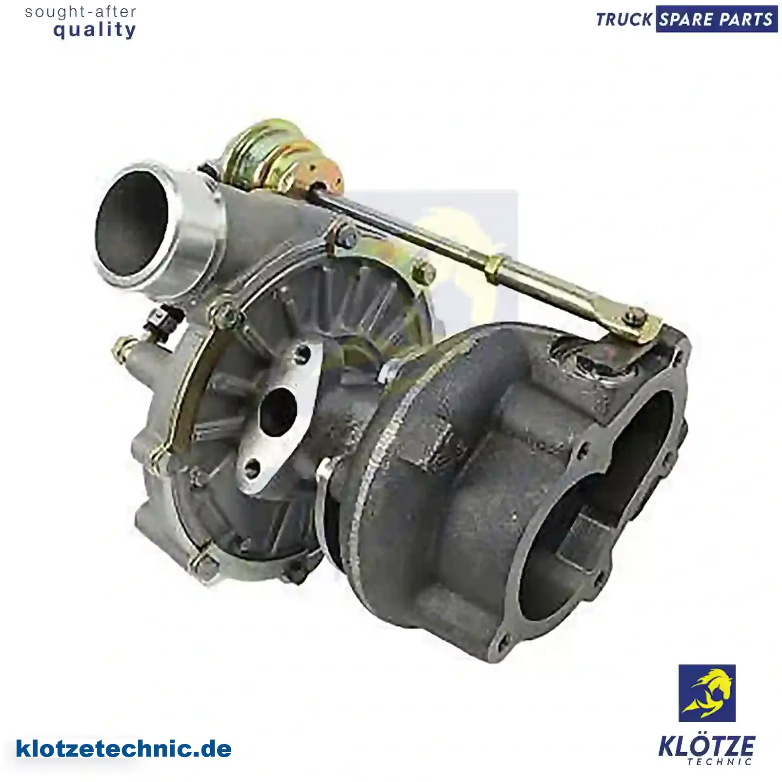 Turbocharger 51091007325, 5109, 51091007325, 5109 || Klötze Technic Spare Part | Engine, Accelerator Pedal, Camshaft, Connecting Rod, Crankcase, Crankshaft, Cylinder Head, Engine Suspension Mountings, Exhaust Manifold, Exhaust Gas Recirculation, Filter Kits, Flywheel Housing, General Overhaul Kits, Engine, Intake Manifold, Oil Cleaner, Oil Cooler, Oil Filter, Oil Pump, Oil Sump, Piston & Liner, Sensor & Switch, Timing Case, Turbocharger, Cooling System, Belt Tensioner, Coolant Filter, Coolant Pipe, Corrosion Prevention Agent, Drive, Expansion Tank, Fan, Intercooler, Monitors & Gauges, Radiator, Thermostat, V-Belt / Timing belt, Water Pump, Fuel System, Electronical Injector Unit, Feed Pump, Fuel Filter, cpl., Fuel Gauge Sender,  Fuel Line, Fuel Pump, Fuel Tank, Injection Line Kit, Injection Pump, Exhaust System, Clutch & Pedal, Gearbox, Propeller Shaft, Axles, Brake System, Hubs & Wheels, Suspension, Leaf Spring, Universal Parts / Accessories, Steering, Electrical System, Cabin