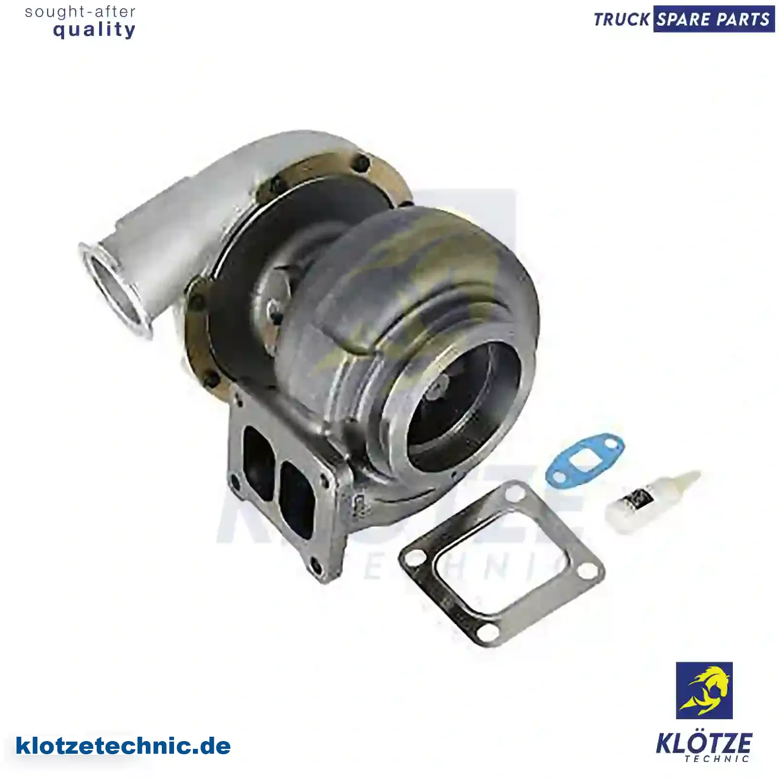 Turbocharger, With Gasket Kit 10570145, 10571482, 10571485, 10571537, 10571548, 10575202, 1354277, 1388058, 1388059, 1395243, 1412299, 1423029, 1423034, 1423038, 1423039, 1423040, 1423041, 1484887, 1485648, 1571482, 1571485, 1571548, 1575202, 1778612, 571482, 571485, 571548, 575202, 10570145, 10571482, 10571485, 10571537, 10571548, 10575202, 1354277, 1388058, 1388059, 1395243, 1412299, 1423029, 1423034, 1423038, 1423039, 1423040, 1423041, 1484887, 1485648, 1571482, 1571485, 1571548, 1575202, 1778612, 571482, 571485, 571548, 575202 || Klötze Technic Spare Part | Engine, Accelerator Pedal, Camshaft, Connecting Rod, Crankcase, Crankshaft, Cylinder Head, Engine Suspension Mountings, Exhaust Manifold, Exhaust Gas Recirculation, Filter Kits, Flywheel Housing, General Overhaul Kits, Engine, Intake Manifold, Oil Cleaner, Oil Cooler, Oil Filter, Oil Pump, Oil Sump, Piston & Liner, Sensor & Switch, Timing Case, Turbocharger, Cooling System, Belt Tensioner, Coolant Filter, Coolant Pipe, Corrosion Prevention Agent, Drive, Expansion Tank, Fan, Intercooler, Monitors & Gauges, Radiator, Thermostat, V-Belt / Timing belt, Water Pump, Fuel System, Electronical Injector Unit, Feed Pump, Fuel Filter, cpl., Fuel Gauge Sender,  Fuel Line, Fuel Pump, Fuel Tank, Injection Line Kit, Injection Pump, Exhaust System, Clutch & Pedal, Gearbox, Propeller Shaft, Axles, Brake System, Hubs & Wheels, Suspension, Leaf Spring, Universal Parts / Accessories, Steering, Electrical System, Cabin