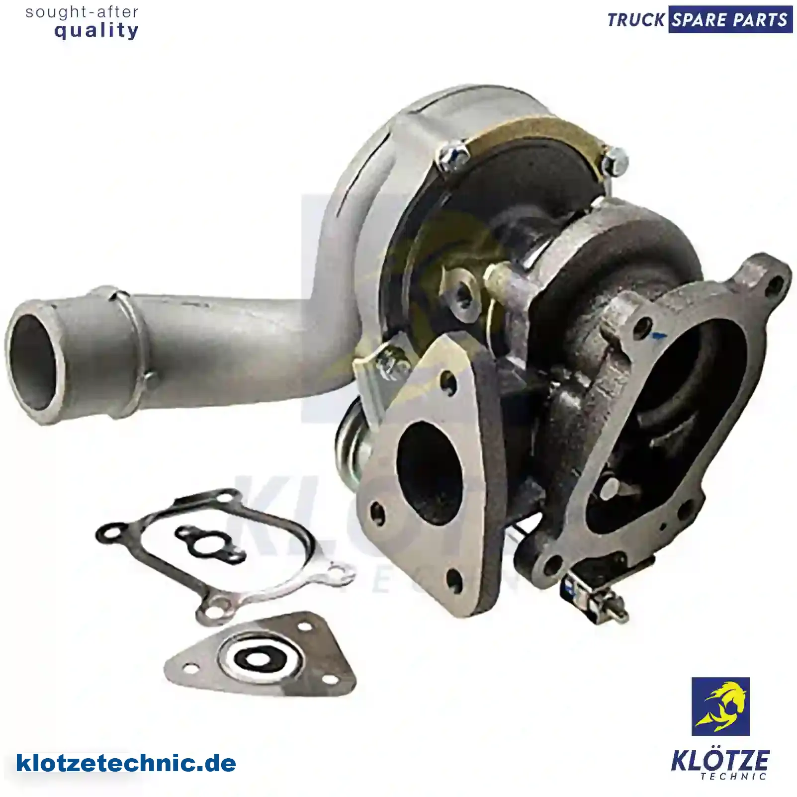 Turbocharger, Without Gasket Kit 9112327, 93161963, 93184465, 14411-00QAD, 4404327, 4432306, 860096, 7701473757, 7711134973, 8200036999, 8200715889, 9112327, 93161963, 93184465, 14411-00QAD, 4404327, 4432306, 860096, 7701473757, 7711134973, 8200036999, 8200715889 || Klötze Technic Spare Part | Engine, Accelerator Pedal, Camshaft, Connecting Rod, Crankcase, Crankshaft, Cylinder Head, Engine Suspension Mountings, Exhaust Manifold, Exhaust Gas Recirculation, Filter Kits, Flywheel Housing, General Overhaul Kits, Engine, Intake Manifold, Oil Cleaner, Oil Cooler, Oil Filter, Oil Pump, Oil Sump, Piston & Liner, Sensor & Switch, Timing Case, Turbocharger, Cooling System, Belt Tensioner, Coolant Filter, Coolant Pipe, Corrosion Prevention Agent, Drive, Expansion Tank, Fan, Intercooler, Monitors & Gauges, Radiator, Thermostat, V-Belt / Timing belt, Water Pump, Fuel System, Electronical Injector Unit, Feed Pump, Fuel Filter, cpl., Fuel Gauge Sender,  Fuel Line, Fuel Pump, Fuel Tank, Injection Line Kit, Injection Pump, Exhaust System, Clutch & Pedal, Gearbox, Propeller Shaft, Axles, Brake System, Hubs & Wheels, Suspension, Leaf Spring, Universal Parts / Accessories, Steering, Electrical System, Cabin