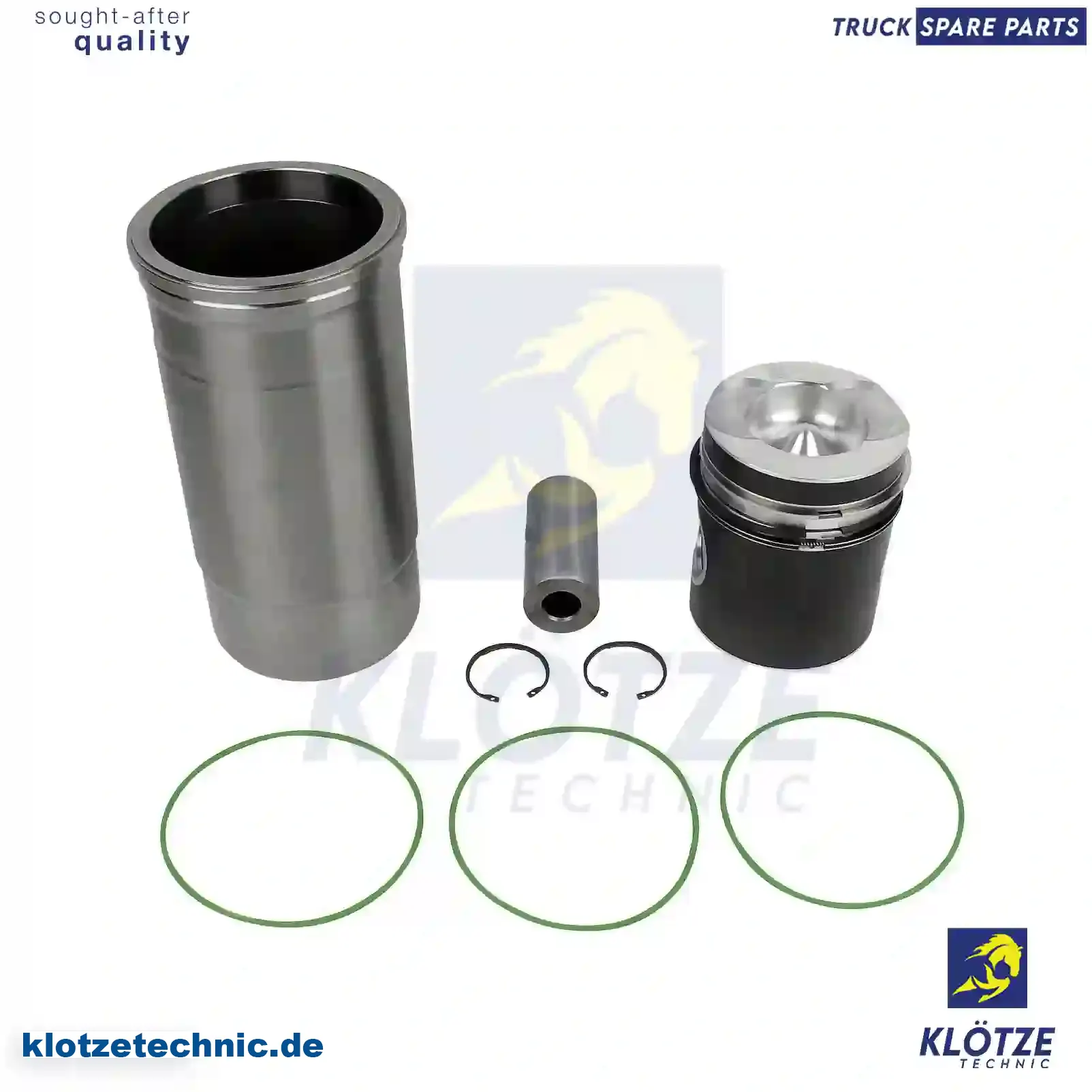 Piston With Liner 1952211, 397070S1, 550334, 550336, 1952211, 397070S1, 550334, 550336 || Klötze Technic Spare Part | Engine, Accelerator Pedal, Camshaft, Connecting Rod, Crankcase, Crankshaft, Cylinder Head, Engine Suspension Mountings, Exhaust Manifold, Exhaust Gas Recirculation, Filter Kits, Flywheel Housing, General Overhaul Kits, Engine, Intake Manifold, Oil Cleaner, Oil Cooler, Oil Filter, Oil Pump, Oil Sump, Piston & Liner, Sensor & Switch, Timing Case, Turbocharger, Cooling System, Belt Tensioner, Coolant Filter, Coolant Pipe, Corrosion Prevention Agent, Drive, Expansion Tank, Fan, Intercooler, Monitors & Gauges, Radiator, Thermostat, V-Belt / Timing belt, Water Pump, Fuel System, Electronical Injector Unit, Feed Pump, Fuel Filter, cpl., Fuel Gauge Sender,  Fuel Line, Fuel Pump, Fuel Tank, Injection Line Kit, Injection Pump, Exhaust System, Clutch & Pedal, Gearbox, Propeller Shaft, Axles, Brake System, Hubs & Wheels, Suspension, Leaf Spring, Universal Parts / Accessories, Steering, Electrical System, Cabin