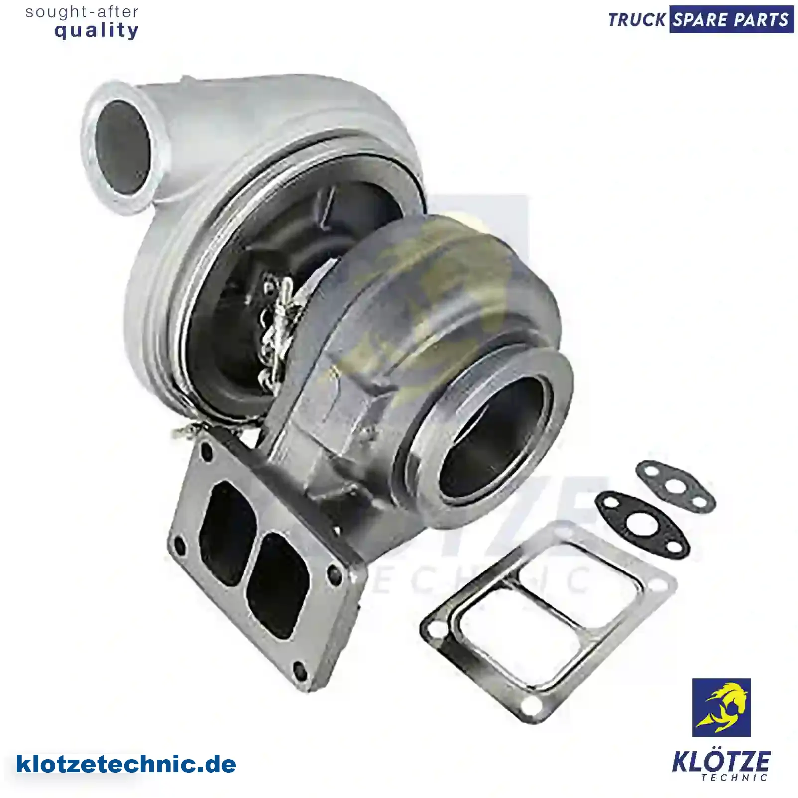 Turbocharger, With Gasket Kit 5001866286, 7420569120, 20569120, 205691200, 5001866286, 7420569120, 20569120, 205691200 || Klötze Technic Spare Part | Engine, Accelerator Pedal, Camshaft, Connecting Rod, Crankcase, Crankshaft, Cylinder Head, Engine Suspension Mountings, Exhaust Manifold, Exhaust Gas Recirculation, Filter Kits, Flywheel Housing, General Overhaul Kits, Engine, Intake Manifold, Oil Cleaner, Oil Cooler, Oil Filter, Oil Pump, Oil Sump, Piston & Liner, Sensor & Switch, Timing Case, Turbocharger, Cooling System, Belt Tensioner, Coolant Filter, Coolant Pipe, Corrosion Prevention Agent, Drive, Expansion Tank, Fan, Intercooler, Monitors & Gauges, Radiator, Thermostat, V-Belt / Timing belt, Water Pump, Fuel System, Electronical Injector Unit, Feed Pump, Fuel Filter, cpl., Fuel Gauge Sender,  Fuel Line, Fuel Pump, Fuel Tank, Injection Line Kit, Injection Pump, Exhaust System, Clutch & Pedal, Gearbox, Propeller Shaft, Axles, Brake System, Hubs & Wheels, Suspension, Leaf Spring, Universal Parts / Accessories, Steering, Electrical System, Cabin