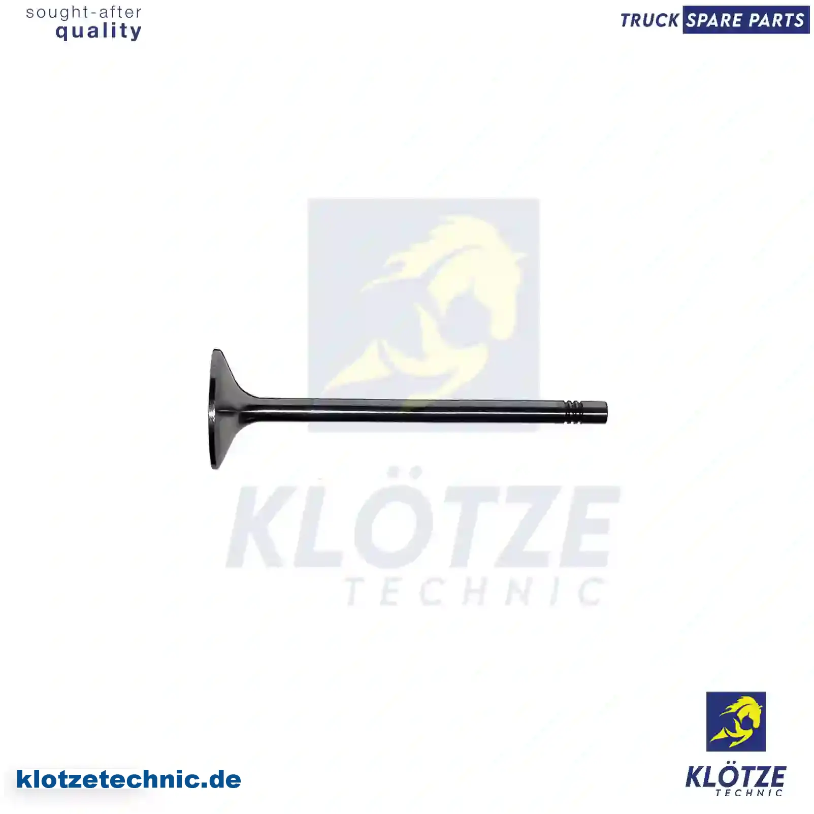 Intake Valve 51041010482, 51041010547, ,, 51041010482, 51041010547, , || Klötze Technic Spare Part | Engine, Accelerator Pedal, Camshaft, Connecting Rod, Crankcase, Crankshaft, Cylinder Head, Engine Suspension Mountings, Exhaust Manifold, Exhaust Gas Recirculation, Filter Kits, Flywheel Housing, General Overhaul Kits, Engine, Intake Manifold, Oil Cleaner, Oil Cooler, Oil Filter, Oil Pump, Oil Sump, Piston & Liner, Sensor & Switch, Timing Case, Turbocharger, Cooling System, Belt Tensioner, Coolant Filter, Coolant Pipe, Corrosion Prevention Agent, Drive, Expansion Tank, Fan, Intercooler, Monitors & Gauges, Radiator, Thermostat, V-Belt / Timing belt, Water Pump, Fuel System, Electronical Injector Unit, Feed Pump, Fuel Filter, cpl., Fuel Gauge Sender,  Fuel Line, Fuel Pump, Fuel Tank, Injection Line Kit, Injection Pump, Exhaust System, Clutch & Pedal, Gearbox, Propeller Shaft, Axles, Brake System, Hubs & Wheels, Suspension, Leaf Spring, Universal Parts / Accessories, Steering, Electrical System, Cabin