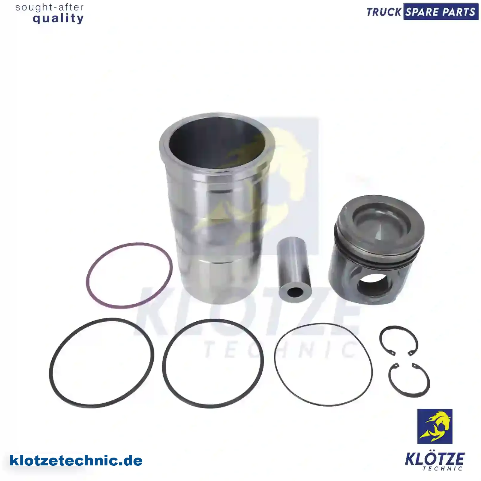 Piston With Liner 7420515059, 20509930, 20515059, 276921, 85103175, 7420515059, 20509930, 20515059, 276921, 85103175 || Klötze Technic Spare Part | Engine, Accelerator Pedal, Camshaft, Connecting Rod, Crankcase, Crankshaft, Cylinder Head, Engine Suspension Mountings, Exhaust Manifold, Exhaust Gas Recirculation, Filter Kits, Flywheel Housing, General Overhaul Kits, Engine, Intake Manifold, Oil Cleaner, Oil Cooler, Oil Filter, Oil Pump, Oil Sump, Piston & Liner, Sensor & Switch, Timing Case, Turbocharger, Cooling System, Belt Tensioner, Coolant Filter, Coolant Pipe, Corrosion Prevention Agent, Drive, Expansion Tank, Fan, Intercooler, Monitors & Gauges, Radiator, Thermostat, V-Belt / Timing belt, Water Pump, Fuel System, Electronical Injector Unit, Feed Pump, Fuel Filter, cpl., Fuel Gauge Sender,  Fuel Line, Fuel Pump, Fuel Tank, Injection Line Kit, Injection Pump, Exhaust System, Clutch & Pedal, Gearbox, Propeller Shaft, Axles, Brake System, Hubs & Wheels, Suspension, Leaf Spring, Universal Parts / Accessories, Steering, Electrical System, Cabin