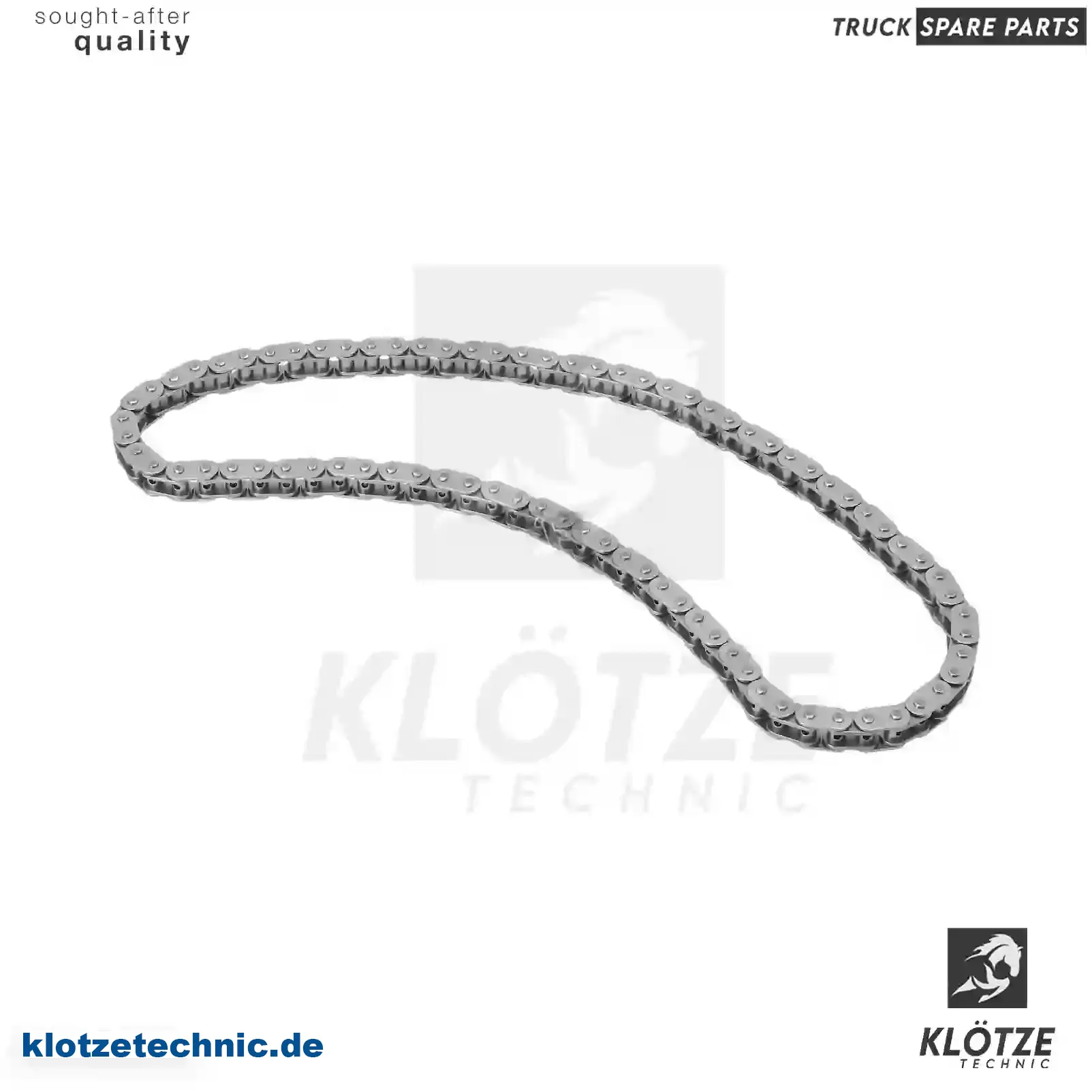 Chain, Oil Pump Drive 1023005, 1027502, 96XM-6A364-AA, 1023005, 1027502, 96XM-6A364-AA || Klötze Technic Spare Part | Engine, Accelerator Pedal, Camshaft, Connecting Rod, Crankcase, Crankshaft, Cylinder Head, Engine Suspension Mountings, Exhaust Manifold, Exhaust Gas Recirculation, Filter Kits, Flywheel Housing, General Overhaul Kits, Engine, Intake Manifold, Oil Cleaner, Oil Cooler, Oil Filter, Oil Pump, Oil Sump, Piston & Liner, Sensor & Switch, Timing Case, Turbocharger, Cooling System, Belt Tensioner, Coolant Filter, Coolant Pipe, Corrosion Prevention Agent, Drive, Expansion Tank, Fan, Intercooler, Monitors & Gauges, Radiator, Thermostat, V-Belt / Timing belt, Water Pump, Fuel System, Electronical Injector Unit, Feed Pump, Fuel Filter, cpl., Fuel Gauge Sender,  Fuel Line, Fuel Pump, Fuel Tank, Injection Line Kit, Injection Pump, Exhaust System, Clutch & Pedal, Gearbox, Propeller Shaft, Axles, Brake System, Hubs & Wheels, Suspension, Leaf Spring, Universal Parts / Accessories, Steering, Electrical System, Cabin