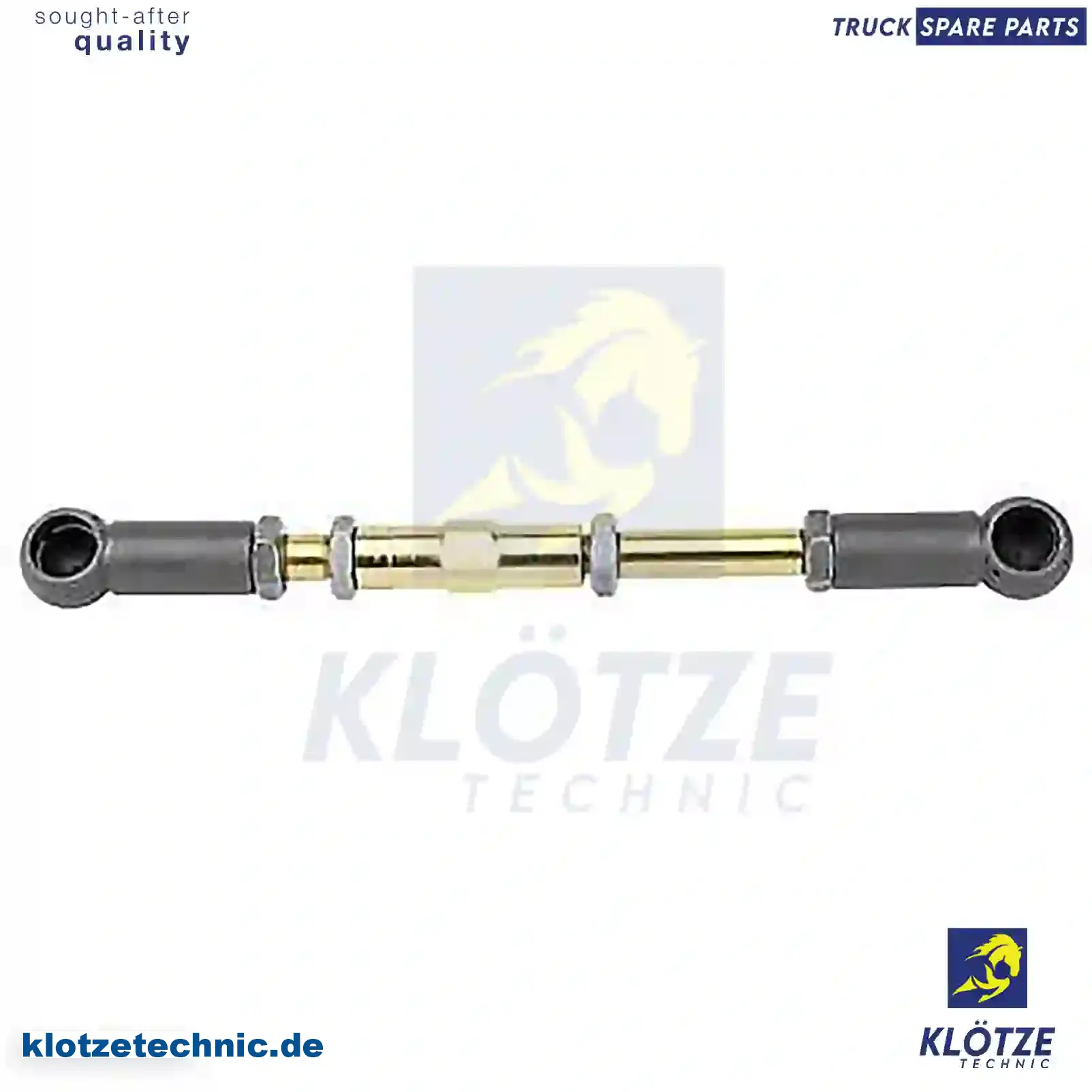 Rod, Complete 3462900339, 3462900739, 3502907039, 3462900339, 3462900739, 3502907039 || Klötze Technic Spare Part | Engine, Accelerator Pedal, Camshaft, Connecting Rod, Crankcase, Crankshaft, Cylinder Head, Engine Suspension Mountings, Exhaust Manifold, Exhaust Gas Recirculation, Filter Kits, Flywheel Housing, General Overhaul Kits, Engine, Intake Manifold, Oil Cleaner, Oil Cooler, Oil Filter, Oil Pump, Oil Sump, Piston & Liner, Sensor & Switch, Timing Case, Turbocharger, Cooling System, Belt Tensioner, Coolant Filter, Coolant Pipe, Corrosion Prevention Agent, Drive, Expansion Tank, Fan, Intercooler, Monitors & Gauges, Radiator, Thermostat, V-Belt / Timing belt, Water Pump, Fuel System, Electronical Injector Unit, Feed Pump, Fuel Filter, cpl., Fuel Gauge Sender,  Fuel Line, Fuel Pump, Fuel Tank, Injection Line Kit, Injection Pump, Exhaust System, Clutch & Pedal, Gearbox, Propeller Shaft, Axles, Brake System, Hubs & Wheels, Suspension, Leaf Spring, Universal Parts / Accessories, Steering, Electrical System, Cabin