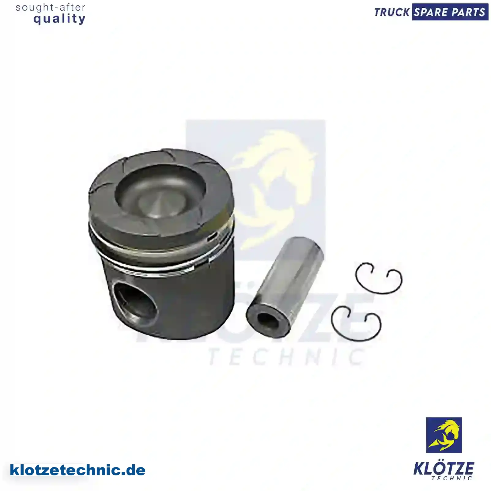 Piston, Complete With Rings 51025006023, 51025006031, 51025110430, 51025110434, 51025117385, 51025117389, 51025006023, 51025006031, 51025110430, 51025110434, 51025117385, 51025117389 || Klötze Technic Spare Part | Engine, Accelerator Pedal, Camshaft, Connecting Rod, Crankcase, Crankshaft, Cylinder Head, Engine Suspension Mountings, Exhaust Manifold, Exhaust Gas Recirculation, Filter Kits, Flywheel Housing, General Overhaul Kits, Engine, Intake Manifold, Oil Cleaner, Oil Cooler, Oil Filter, Oil Pump, Oil Sump, Piston & Liner, Sensor & Switch, Timing Case, Turbocharger, Cooling System, Belt Tensioner, Coolant Filter, Coolant Pipe, Corrosion Prevention Agent, Drive, Expansion Tank, Fan, Intercooler, Monitors & Gauges, Radiator, Thermostat, V-Belt / Timing belt, Water Pump, Fuel System, Electronical Injector Unit, Feed Pump, Fuel Filter, cpl., Fuel Gauge Sender,  Fuel Line, Fuel Pump, Fuel Tank, Injection Line Kit, Injection Pump, Exhaust System, Clutch & Pedal, Gearbox, Propeller Shaft, Axles, Brake System, Hubs & Wheels, Suspension, Leaf Spring, Universal Parts / Accessories, Steering, Electrical System, Cabin