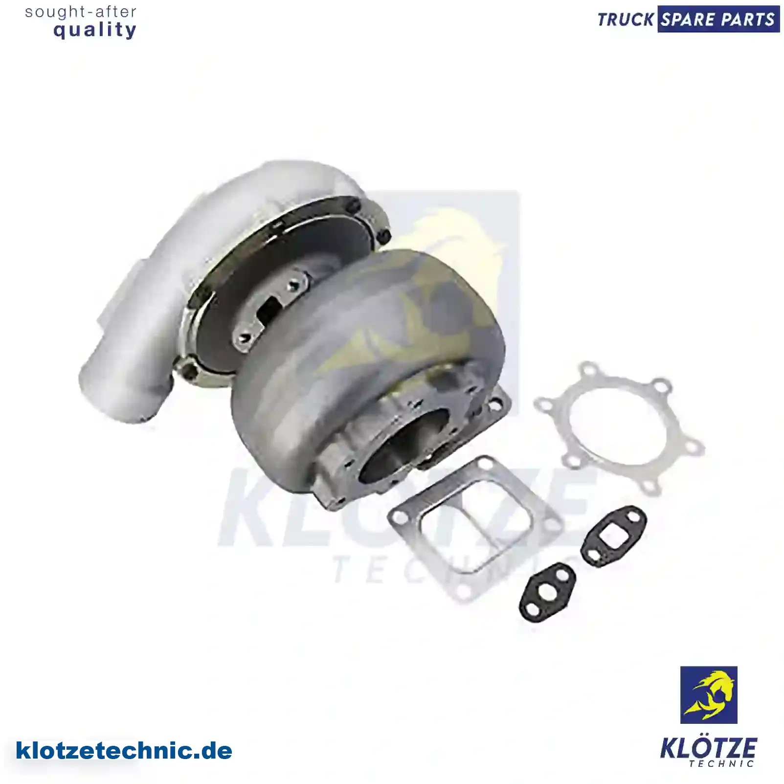 Turbocharger, With Gasket Kit 10571484, 10571493, 10571593, 1304648, 1316181, 1319894, 1319896, 1322999, 1324420, 1324421, 1324422, 1340173, 1392911, 1394437, 1394438, 1420495, 1571484, 1571493, 1571593, 571484, 571493, 571583, 571593, 10571484, 10571493, 10571593, 1304648, 1316181, 1319894, 1319896, 1322999, 1324420, 1324421, 1324422, 1340173, 1392911, 1394437, 1394438, 1420495, 1571484, 1571493, 1571593, 571484, 571493, 571583, 571593 || Klötze Technic Spare Part | Engine, Accelerator Pedal, Camshaft, Connecting Rod, Crankcase, Crankshaft, Cylinder Head, Engine Suspension Mountings, Exhaust Manifold, Exhaust Gas Recirculation, Filter Kits, Flywheel Housing, General Overhaul Kits, Engine, Intake Manifold, Oil Cleaner, Oil Cooler, Oil Filter, Oil Pump, Oil Sump, Piston & Liner, Sensor & Switch, Timing Case, Turbocharger, Cooling System, Belt Tensioner, Coolant Filter, Coolant Pipe, Corrosion Prevention Agent, Drive, Expansion Tank, Fan, Intercooler, Monitors & Gauges, Radiator, Thermostat, V-Belt / Timing belt, Water Pump, Fuel System, Electronical Injector Unit, Feed Pump, Fuel Filter, cpl., Fuel Gauge Sender,  Fuel Line, Fuel Pump, Fuel Tank, Injection Line Kit, Injection Pump, Exhaust System, Clutch & Pedal, Gearbox, Propeller Shaft, Axles, Brake System, Hubs & Wheels, Suspension, Leaf Spring, Universal Parts / Accessories, Steering, Electrical System, Cabin