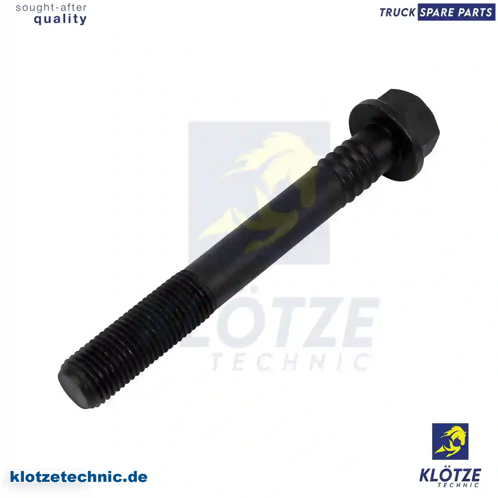 Cylinder Head Screw 358148, ZG01062-0008, , ,, 358148, ZG01062-0008, , , || Klötze Technic Spare Part | Engine, Accelerator Pedal, Camshaft, Connecting Rod, Crankcase, Crankshaft, Cylinder Head, Engine Suspension Mountings, Exhaust Manifold, Exhaust Gas Recirculation, Filter Kits, Flywheel Housing, General Overhaul Kits, Engine, Intake Manifold, Oil Cleaner, Oil Cooler, Oil Filter, Oil Pump, Oil Sump, Piston & Liner, Sensor & Switch, Timing Case, Turbocharger, Cooling System, Belt Tensioner, Coolant Filter, Coolant Pipe, Corrosion Prevention Agent, Drive, Expansion Tank, Fan, Intercooler, Monitors & Gauges, Radiator, Thermostat, V-Belt / Timing belt, Water Pump, Fuel System, Electronical Injector Unit, Feed Pump, Fuel Filter, cpl., Fuel Gauge Sender,  Fuel Line, Fuel Pump, Fuel Tank, Injection Line Kit, Injection Pump, Exhaust System, Clutch & Pedal, Gearbox, Propeller Shaft, Axles, Brake System, Hubs & Wheels, Suspension, Leaf Spring, Universal Parts / Accessories, Steering, Electrical System, Cabin