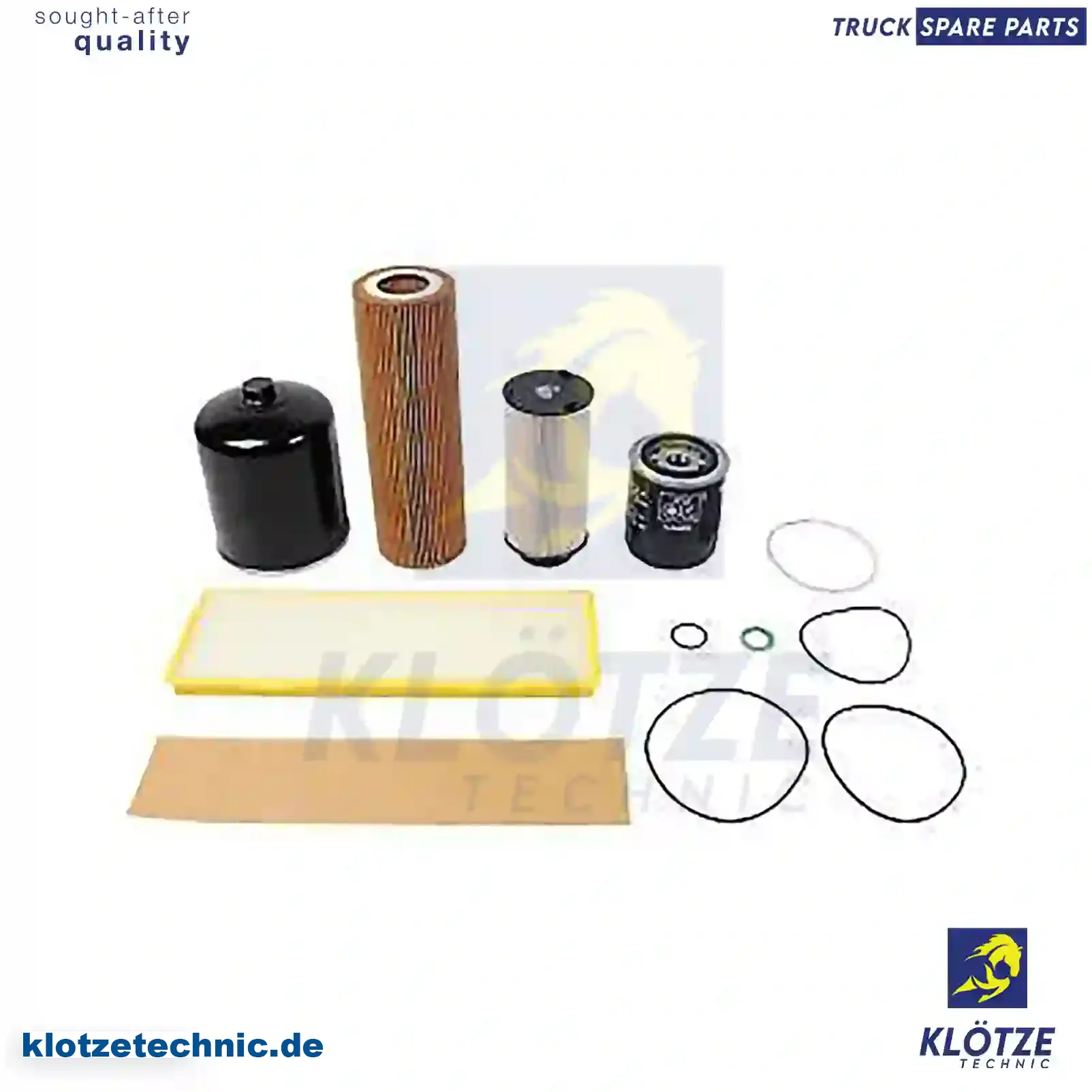 Service Kit, Filter - L 2113564, 2113564 || Klötze Technic Spare Part | Engine, Accelerator Pedal, Camshaft, Connecting Rod, Crankcase, Crankshaft, Cylinder Head, Engine Suspension Mountings, Exhaust Manifold, Exhaust Gas Recirculation, Filter Kits, Flywheel Housing, General Overhaul Kits, Engine, Intake Manifold, Oil Cleaner, Oil Cooler, Oil Filter, Oil Pump, Oil Sump, Piston & Liner, Sensor & Switch, Timing Case, Turbocharger, Cooling System, Belt Tensioner, Coolant Filter, Coolant Pipe, Corrosion Prevention Agent, Drive, Expansion Tank, Fan, Intercooler, Monitors & Gauges, Radiator, Thermostat, V-Belt / Timing belt, Water Pump, Fuel System, Electronical Injector Unit, Feed Pump, Fuel Filter, cpl., Fuel Gauge Sender,  Fuel Line, Fuel Pump, Fuel Tank, Injection Line Kit, Injection Pump, Exhaust System, Clutch & Pedal, Gearbox, Propeller Shaft, Axles, Brake System, Hubs & Wheels, Suspension, Leaf Spring, Universal Parts / Accessories, Steering, Electrical System, Cabin