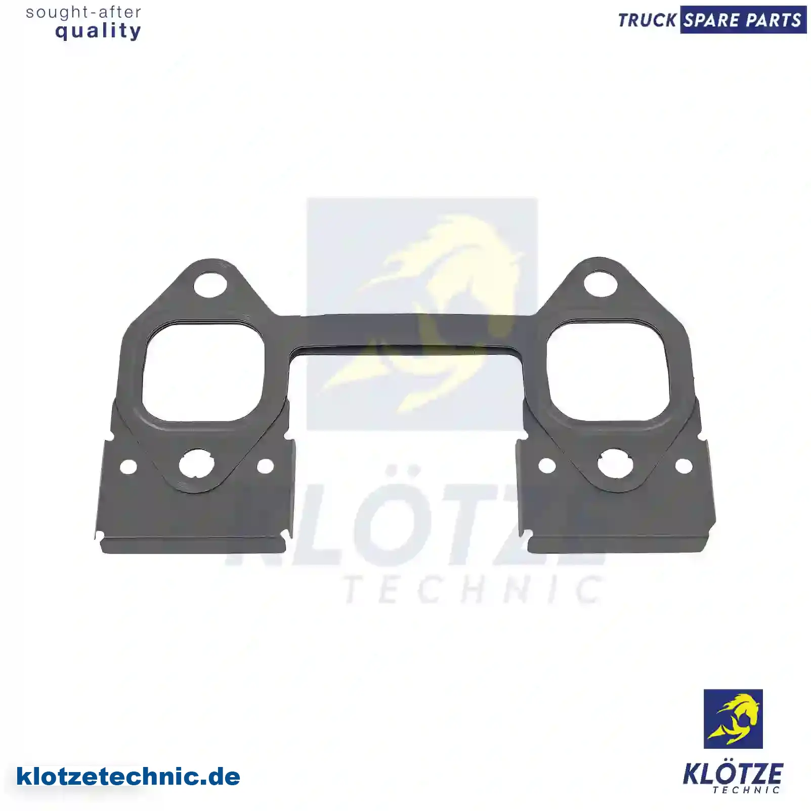 Gasket, Exhaust Manifold 7420858432, 7420911633, 20911633, ZG10219-0008, 7420858432, 7420911633, 20911633, ZG10219-0008 || Klötze Technic Spare Part | Engine, Accelerator Pedal, Camshaft, Connecting Rod, Crankcase, Crankshaft, Cylinder Head, Engine Suspension Mountings, Exhaust Manifold, Exhaust Gas Recirculation, Filter Kits, Flywheel Housing, General Overhaul Kits, Engine, Intake Manifold, Oil Cleaner, Oil Cooler, Oil Filter, Oil Pump, Oil Sump, Piston & Liner, Sensor & Switch, Timing Case, Turbocharger, Cooling System, Belt Tensioner, Coolant Filter, Coolant Pipe, Corrosion Prevention Agent, Drive, Expansion Tank, Fan, Intercooler, Monitors & Gauges, Radiator, Thermostat, V-Belt / Timing belt, Water Pump, Fuel System, Electronical Injector Unit, Feed Pump, Fuel Filter, cpl., Fuel Gauge Sender,  Fuel Line, Fuel Pump, Fuel Tank, Injection Line Kit, Injection Pump, Exhaust System, Clutch & Pedal, Gearbox, Propeller Shaft, Axles, Brake System, Hubs & Wheels, Suspension, Leaf Spring, Universal Parts / Accessories, Steering, Electrical System, Cabin