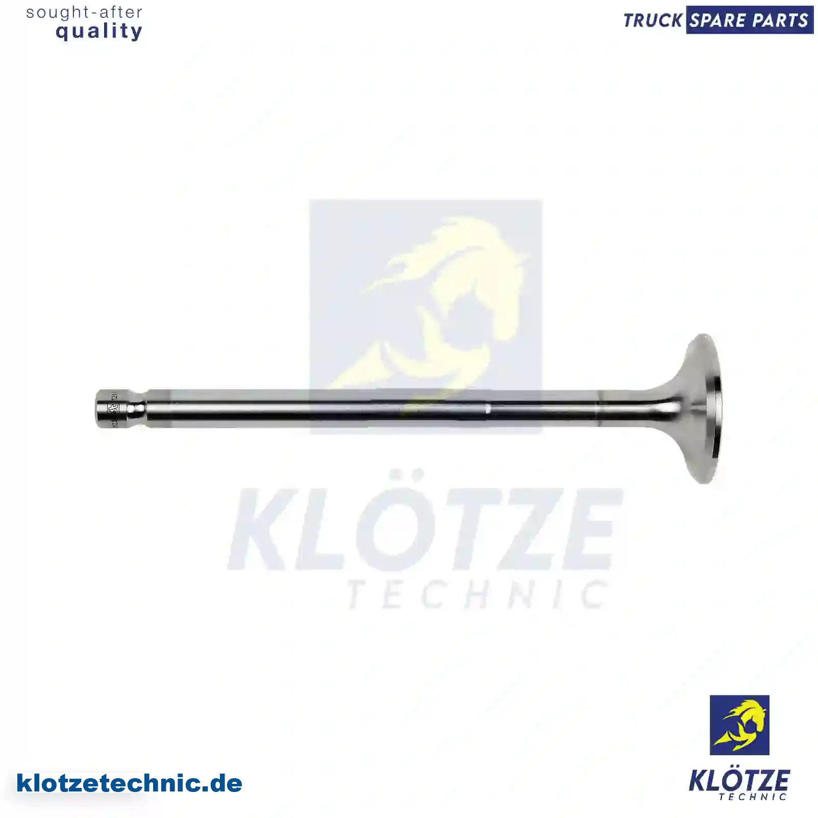 Exhaust Valve 1361196, 243648, ,, 1361196, 243648, , || Klötze Technic Spare Part | Engine, Accelerator Pedal, Camshaft, Connecting Rod, Crankcase, Crankshaft, Cylinder Head, Engine Suspension Mountings, Exhaust Manifold, Exhaust Gas Recirculation, Filter Kits, Flywheel Housing, General Overhaul Kits, Engine, Intake Manifold, Oil Cleaner, Oil Cooler, Oil Filter, Oil Pump, Oil Sump, Piston & Liner, Sensor & Switch, Timing Case, Turbocharger, Cooling System, Belt Tensioner, Coolant Filter, Coolant Pipe, Corrosion Prevention Agent, Drive, Expansion Tank, Fan, Intercooler, Monitors & Gauges, Radiator, Thermostat, V-Belt / Timing belt, Water Pump, Fuel System, Electronical Injector Unit, Feed Pump, Fuel Filter, cpl., Fuel Gauge Sender,  Fuel Line, Fuel Pump, Fuel Tank, Injection Line Kit, Injection Pump, Exhaust System, Clutch & Pedal, Gearbox, Propeller Shaft, Axles, Brake System, Hubs & Wheels, Suspension, Leaf Spring, Universal Parts / Accessories, Steering, Electrical System, Cabin