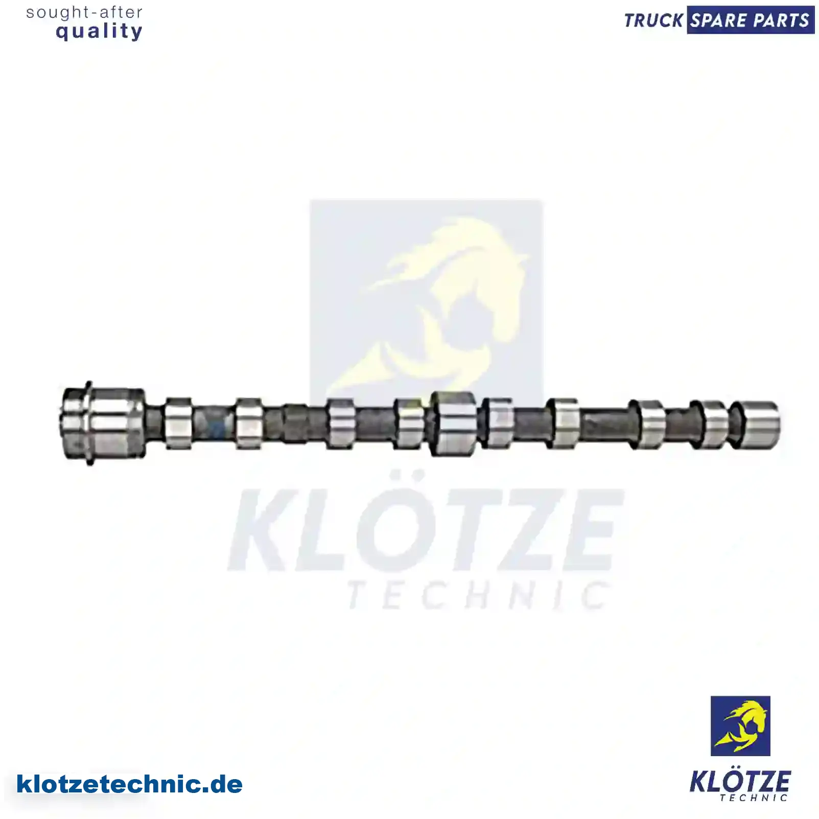 Camshaft 504246094, 504246094 || Klötze Technic Spare Part | Engine, Accelerator Pedal, Camshaft, Connecting Rod, Crankcase, Crankshaft, Cylinder Head, Engine Suspension Mountings, Exhaust Manifold, Exhaust Gas Recirculation, Filter Kits, Flywheel Housing, General Overhaul Kits, Engine, Intake Manifold, Oil Cleaner, Oil Cooler, Oil Filter, Oil Pump, Oil Sump, Piston & Liner, Sensor & Switch, Timing Case, Turbocharger, Cooling System, Belt Tensioner, Coolant Filter, Coolant Pipe, Corrosion Prevention Agent, Drive, Expansion Tank, Fan, Intercooler, Monitors & Gauges, Radiator, Thermostat, V-Belt / Timing belt, Water Pump, Fuel System, Electronical Injector Unit, Feed Pump, Fuel Filter, cpl., Fuel Gauge Sender,  Fuel Line, Fuel Pump, Fuel Tank, Injection Line Kit, Injection Pump, Exhaust System, Clutch & Pedal, Gearbox, Propeller Shaft, Axles, Brake System, Hubs & Wheels, Suspension, Leaf Spring, Universal Parts / Accessories, Steering, Electrical System, Cabin