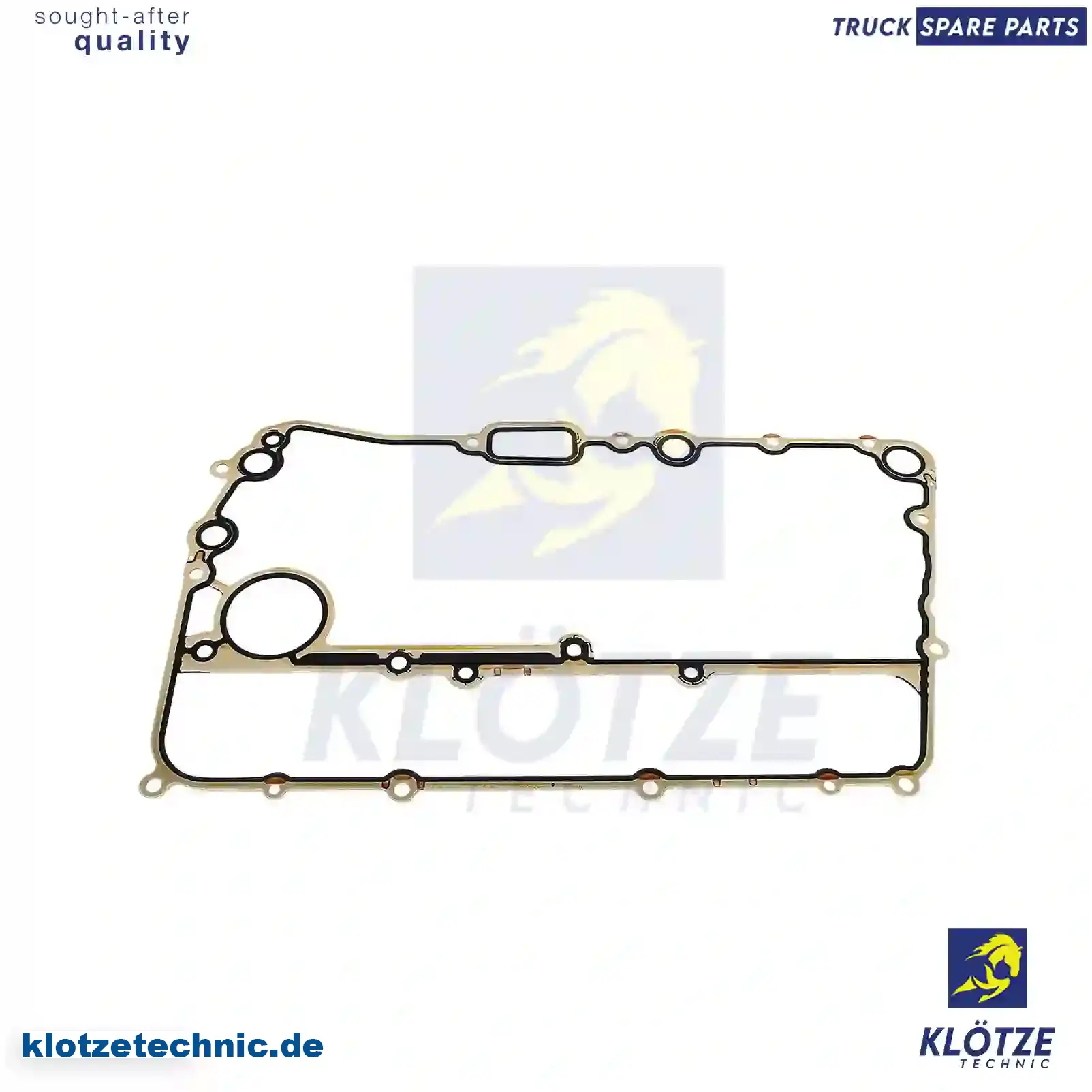 Gasket, Oil Cooler Cover 1856297, 1921895, 2096561, ZG01245-0008, 1856297, 1921895, 2096561, ZG01245-0008 || Klötze Technic Spare Part | Engine, Accelerator Pedal, Camshaft, Connecting Rod, Crankcase, Crankshaft, Cylinder Head, Engine Suspension Mountings, Exhaust Manifold, Exhaust Gas Recirculation, Filter Kits, Flywheel Housing, General Overhaul Kits, Engine, Intake Manifold, Oil Cleaner, Oil Cooler, Oil Filter, Oil Pump, Oil Sump, Piston & Liner, Sensor & Switch, Timing Case, Turbocharger, Cooling System, Belt Tensioner, Coolant Filter, Coolant Pipe, Corrosion Prevention Agent, Drive, Expansion Tank, Fan, Intercooler, Monitors & Gauges, Radiator, Thermostat, V-Belt / Timing belt, Water Pump, Fuel System, Electronical Injector Unit, Feed Pump, Fuel Filter, cpl., Fuel Gauge Sender,  Fuel Line, Fuel Pump, Fuel Tank, Injection Line Kit, Injection Pump, Exhaust System, Clutch & Pedal, Gearbox, Propeller Shaft, Axles, Brake System, Hubs & Wheels, Suspension, Leaf Spring, Universal Parts / Accessories, Steering, Electrical System, Cabin