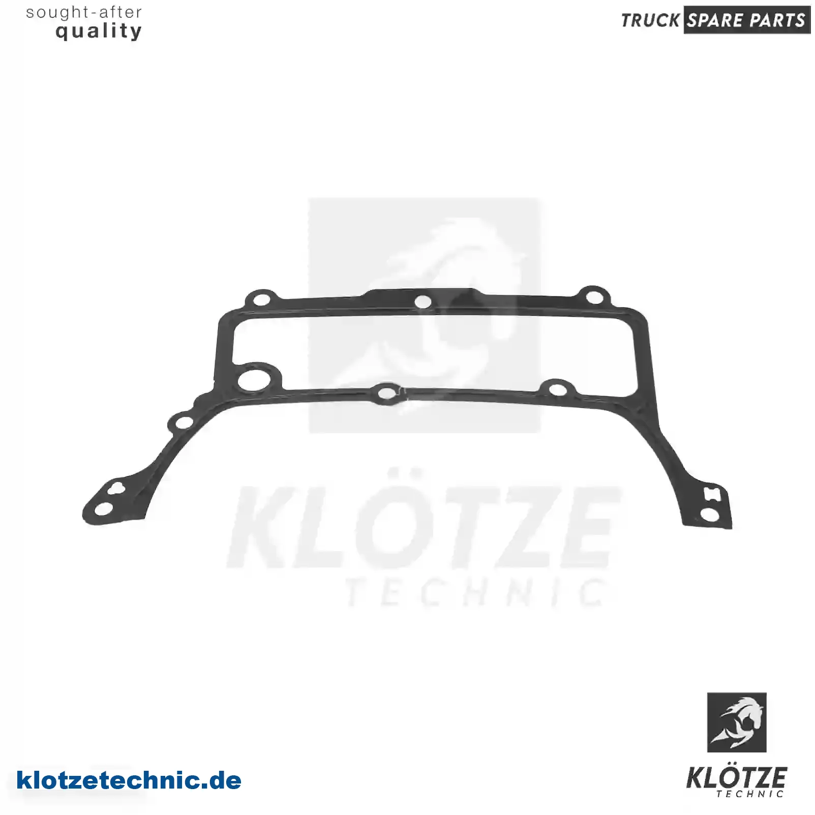 Gasket, Timing Case Cover 6510960680, 6510961180, 6510961480, 6510960680, 6510961180, 6510961480 || Klötze Technic Spare Part | Engine, Accelerator Pedal, Camshaft, Connecting Rod, Crankcase, Crankshaft, Cylinder Head, Engine Suspension Mountings, Exhaust Manifold, Exhaust Gas Recirculation, Filter Kits, Flywheel Housing, General Overhaul Kits, Engine, Intake Manifold, Oil Cleaner, Oil Cooler, Oil Filter, Oil Pump, Oil Sump, Piston & Liner, Sensor & Switch, Timing Case, Turbocharger, Cooling System, Belt Tensioner, Coolant Filter, Coolant Pipe, Corrosion Prevention Agent, Drive, Expansion Tank, Fan, Intercooler, Monitors & Gauges, Radiator, Thermostat, V-Belt / Timing belt, Water Pump, Fuel System, Electronical Injector Unit, Feed Pump, Fuel Filter, cpl., Fuel Gauge Sender,  Fuel Line, Fuel Pump, Fuel Tank, Injection Line Kit, Injection Pump, Exhaust System, Clutch & Pedal, Gearbox, Propeller Shaft, Axles, Brake System, Hubs & Wheels, Suspension, Leaf Spring, Universal Parts / Accessories, Steering, Electrical System, Cabin