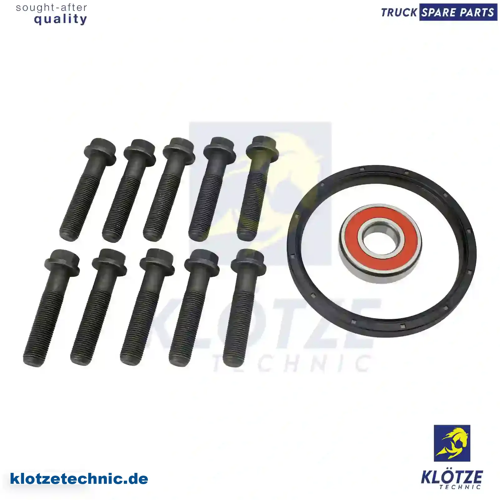 Repair Kit, Flywheel 51015100206S1, 51015100206S1 || Klötze Technic Spare Part | Engine, Accelerator Pedal, Camshaft, Connecting Rod, Crankcase, Crankshaft, Cylinder Head, Engine Suspension Mountings, Exhaust Manifold, Exhaust Gas Recirculation, Filter Kits, Flywheel Housing, General Overhaul Kits, Engine, Intake Manifold, Oil Cleaner, Oil Cooler, Oil Filter, Oil Pump, Oil Sump, Piston & Liner, Sensor & Switch, Timing Case, Turbocharger, Cooling System, Belt Tensioner, Coolant Filter, Coolant Pipe, Corrosion Prevention Agent, Drive, Expansion Tank, Fan, Intercooler, Monitors & Gauges, Radiator, Thermostat, V-Belt / Timing belt, Water Pump, Fuel System, Electronical Injector Unit, Feed Pump, Fuel Filter, cpl., Fuel Gauge Sender,  Fuel Line, Fuel Pump, Fuel Tank, Injection Line Kit, Injection Pump, Exhaust System, Clutch & Pedal, Gearbox, Propeller Shaft, Axles, Brake System, Hubs & Wheels, Suspension, Leaf Spring, Universal Parts / Accessories, Steering, Electrical System, Cabin