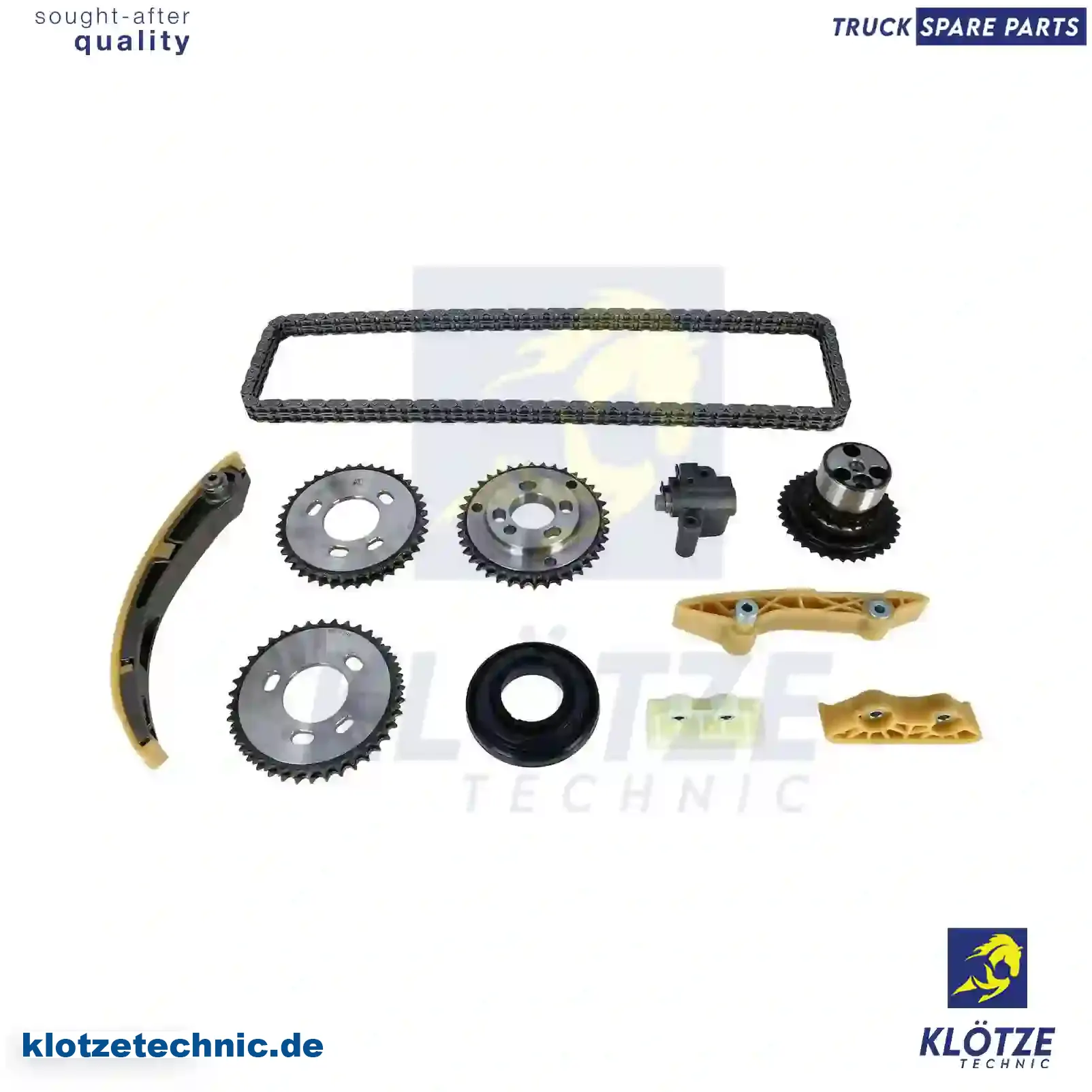 Timing Chain Kit 1102609S, 1102609S || Klötze Technic Spare Part | Engine, Accelerator Pedal, Camshaft, Connecting Rod, Crankcase, Crankshaft, Cylinder Head, Engine Suspension Mountings, Exhaust Manifold, Exhaust Gas Recirculation, Filter Kits, Flywheel Housing, General Overhaul Kits, Engine, Intake Manifold, Oil Cleaner, Oil Cooler, Oil Filter, Oil Pump, Oil Sump, Piston & Liner, Sensor & Switch, Timing Case, Turbocharger, Cooling System, Belt Tensioner, Coolant Filter, Coolant Pipe, Corrosion Prevention Agent, Drive, Expansion Tank, Fan, Intercooler, Monitors & Gauges, Radiator, Thermostat, V-Belt / Timing belt, Water Pump, Fuel System, Electronical Injector Unit, Feed Pump, Fuel Filter, cpl., Fuel Gauge Sender,  Fuel Line, Fuel Pump, Fuel Tank, Injection Line Kit, Injection Pump, Exhaust System, Clutch & Pedal, Gearbox, Propeller Shaft, Axles, Brake System, Hubs & Wheels, Suspension, Leaf Spring, Universal Parts / Accessories, Steering, Electrical System, Cabin