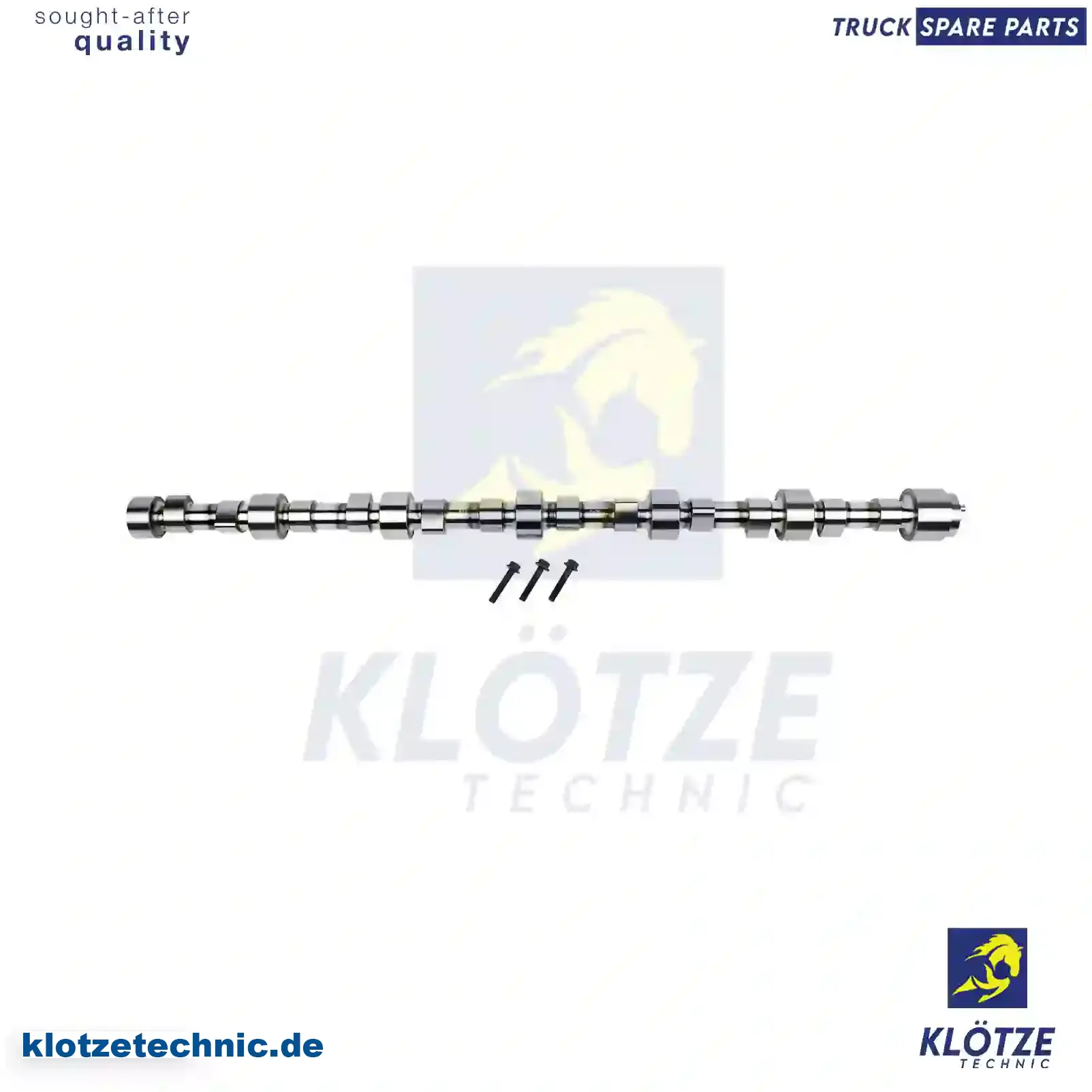 Camshaft 468723, 478750, 479620, 8193727, 468723, 478750, 479620, 8193727 || Klötze Technic Spare Part | Engine, Accelerator Pedal, Camshaft, Connecting Rod, Crankcase, Crankshaft, Cylinder Head, Engine Suspension Mountings, Exhaust Manifold, Exhaust Gas Recirculation, Filter Kits, Flywheel Housing, General Overhaul Kits, Engine, Intake Manifold, Oil Cleaner, Oil Cooler, Oil Filter, Oil Pump, Oil Sump, Piston & Liner, Sensor & Switch, Timing Case, Turbocharger, Cooling System, Belt Tensioner, Coolant Filter, Coolant Pipe, Corrosion Prevention Agent, Drive, Expansion Tank, Fan, Intercooler, Monitors & Gauges, Radiator, Thermostat, V-Belt / Timing belt, Water Pump, Fuel System, Electronical Injector Unit, Feed Pump, Fuel Filter, cpl., Fuel Gauge Sender,  Fuel Line, Fuel Pump, Fuel Tank, Injection Line Kit, Injection Pump, Exhaust System, Clutch & Pedal, Gearbox, Propeller Shaft, Axles, Brake System, Hubs & Wheels, Suspension, Leaf Spring, Universal Parts / Accessories, Steering, Electrical System, Cabin