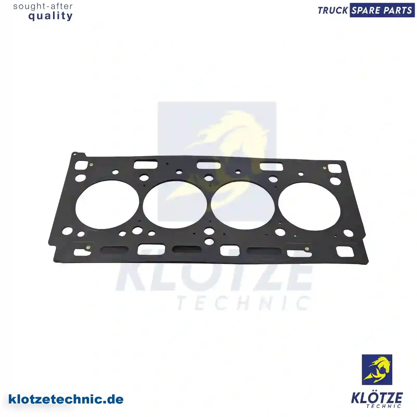 Cylinder Head Gasket 9111869, 93161410, 93189967, 82004-28141, 4403869, 4417145, 4430446, 8200057611, 8200406743, 8200428141, 8200428411, 9111869, 93161410, 93189967, 82004-28141, 4403869, 4417145, 4430446, 8200057611, 8200406743, 8200428141, 8200428411 || Klötze Technic Spare Part | Engine, Accelerator Pedal, Camshaft, Connecting Rod, Crankcase, Crankshaft, Cylinder Head, Engine Suspension Mountings, Exhaust Manifold, Exhaust Gas Recirculation, Filter Kits, Flywheel Housing, General Overhaul Kits, Engine, Intake Manifold, Oil Cleaner, Oil Cooler, Oil Filter, Oil Pump, Oil Sump, Piston & Liner, Sensor & Switch, Timing Case, Turbocharger, Cooling System, Belt Tensioner, Coolant Filter, Coolant Pipe, Corrosion Prevention Agent, Drive, Expansion Tank, Fan, Intercooler, Monitors & Gauges, Radiator, Thermostat, V-Belt / Timing belt, Water Pump, Fuel System, Electronical Injector Unit, Feed Pump, Fuel Filter, cpl., Fuel Gauge Sender,  Fuel Line, Fuel Pump, Fuel Tank, Injection Line Kit, Injection Pump, Exhaust System, Clutch & Pedal, Gearbox, Propeller Shaft, Axles, Brake System, Hubs & Wheels, Suspension, Leaf Spring, Universal Parts / Accessories, Steering, Electrical System, Cabin