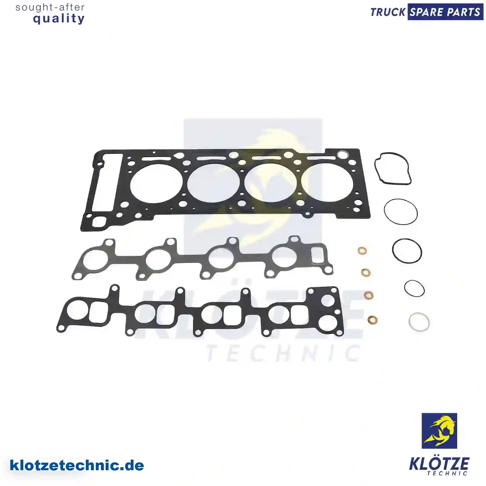 Cylinder Head Gasket Kit 6110100605, 6110101020, 6110104520, 6110100605, 6110101020, 6110104520 || Klötze Technic Spare Part | Engine, Accelerator Pedal, Camshaft, Connecting Rod, Crankcase, Crankshaft, Cylinder Head, Engine Suspension Mountings, Exhaust Manifold, Exhaust Gas Recirculation, Filter Kits, Flywheel Housing, General Overhaul Kits, Engine, Intake Manifold, Oil Cleaner, Oil Cooler, Oil Filter, Oil Pump, Oil Sump, Piston & Liner, Sensor & Switch, Timing Case, Turbocharger, Cooling System, Belt Tensioner, Coolant Filter, Coolant Pipe, Corrosion Prevention Agent, Drive, Expansion Tank, Fan, Intercooler, Monitors & Gauges, Radiator, Thermostat, V-Belt / Timing belt, Water Pump, Fuel System, Electronical Injector Unit, Feed Pump, Fuel Filter, cpl., Fuel Gauge Sender,  Fuel Line, Fuel Pump, Fuel Tank, Injection Line Kit, Injection Pump, Exhaust System, Clutch & Pedal, Gearbox, Propeller Shaft, Axles, Brake System, Hubs & Wheels, Suspension, Leaf Spring, Universal Parts / Accessories, Steering, Electrical System, Cabin