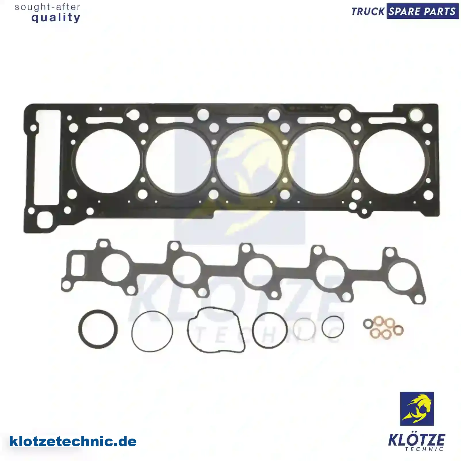 Cylinder Head Gasket Kit 6120101320, 61201, 6120101320, 61201 || Klötze Technic Spare Part | Engine, Accelerator Pedal, Camshaft, Connecting Rod, Crankcase, Crankshaft, Cylinder Head, Engine Suspension Mountings, Exhaust Manifold, Exhaust Gas Recirculation, Filter Kits, Flywheel Housing, General Overhaul Kits, Engine, Intake Manifold, Oil Cleaner, Oil Cooler, Oil Filter, Oil Pump, Oil Sump, Piston & Liner, Sensor & Switch, Timing Case, Turbocharger, Cooling System, Belt Tensioner, Coolant Filter, Coolant Pipe, Corrosion Prevention Agent, Drive, Expansion Tank, Fan, Intercooler, Monitors & Gauges, Radiator, Thermostat, V-Belt / Timing belt, Water Pump, Fuel System, Electronical Injector Unit, Feed Pump, Fuel Filter, cpl., Fuel Gauge Sender,  Fuel Line, Fuel Pump, Fuel Tank, Injection Line Kit, Injection Pump, Exhaust System, Clutch & Pedal, Gearbox, Propeller Shaft, Axles, Brake System, Hubs & Wheels, Suspension, Leaf Spring, Universal Parts / Accessories, Steering, Electrical System, Cabin