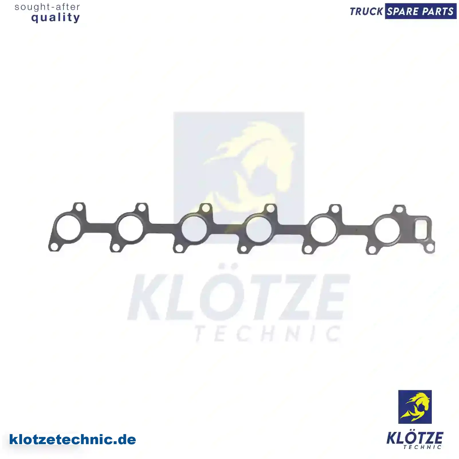 Gasket, Exhaust Manifold 6131420480, 6131420480 || Klötze Technic Spare Part | Engine, Accelerator Pedal, Camshaft, Connecting Rod, Crankcase, Crankshaft, Cylinder Head, Engine Suspension Mountings, Exhaust Manifold, Exhaust Gas Recirculation, Filter Kits, Flywheel Housing, General Overhaul Kits, Engine, Intake Manifold, Oil Cleaner, Oil Cooler, Oil Filter, Oil Pump, Oil Sump, Piston & Liner, Sensor & Switch, Timing Case, Turbocharger, Cooling System, Belt Tensioner, Coolant Filter, Coolant Pipe, Corrosion Prevention Agent, Drive, Expansion Tank, Fan, Intercooler, Monitors & Gauges, Radiator, Thermostat, V-Belt / Timing belt, Water Pump, Fuel System, Electronical Injector Unit, Feed Pump, Fuel Filter, cpl., Fuel Gauge Sender,  Fuel Line, Fuel Pump, Fuel Tank, Injection Line Kit, Injection Pump, Exhaust System, Clutch & Pedal, Gearbox, Propeller Shaft, Axles, Brake System, Hubs & Wheels, Suspension, Leaf Spring, Universal Parts / Accessories, Steering, Electrical System, Cabin