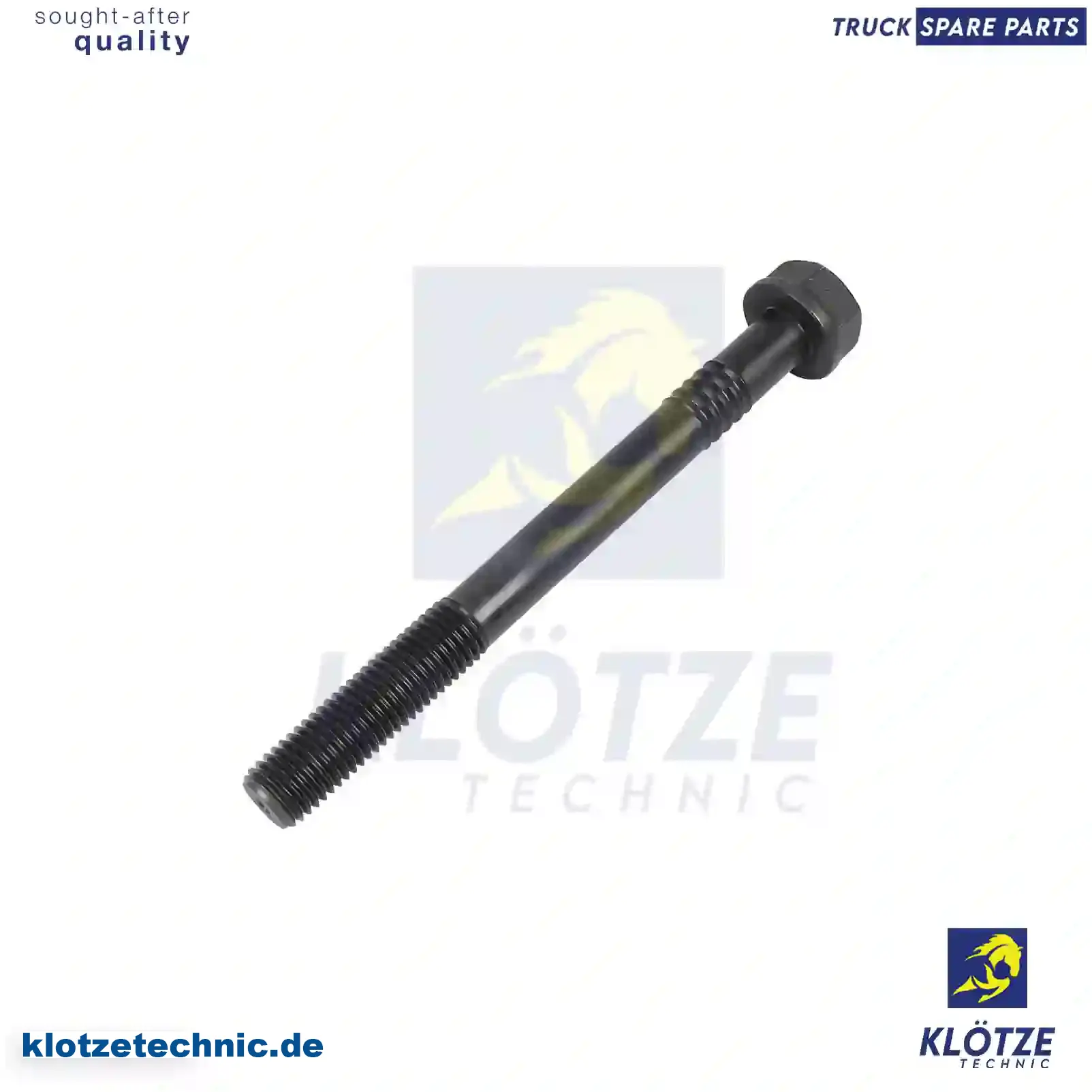 Cylinder Head Screw 422086, 467918, ZG01064-0008, ,, 422086, 467918, ZG01064-0008, , || Klötze Technic Spare Part | Engine, Accelerator Pedal, Camshaft, Connecting Rod, Crankcase, Crankshaft, Cylinder Head, Engine Suspension Mountings, Exhaust Manifold, Exhaust Gas Recirculation, Filter Kits, Flywheel Housing, General Overhaul Kits, Engine, Intake Manifold, Oil Cleaner, Oil Cooler, Oil Filter, Oil Pump, Oil Sump, Piston & Liner, Sensor & Switch, Timing Case, Turbocharger, Cooling System, Belt Tensioner, Coolant Filter, Coolant Pipe, Corrosion Prevention Agent, Drive, Expansion Tank, Fan, Intercooler, Monitors & Gauges, Radiator, Thermostat, V-Belt / Timing belt, Water Pump, Fuel System, Electronical Injector Unit, Feed Pump, Fuel Filter, cpl., Fuel Gauge Sender,  Fuel Line, Fuel Pump, Fuel Tank, Injection Line Kit, Injection Pump, Exhaust System, Clutch & Pedal, Gearbox, Propeller Shaft, Axles, Brake System, Hubs & Wheels, Suspension, Leaf Spring, Universal Parts / Accessories, Steering, Electrical System, Cabin