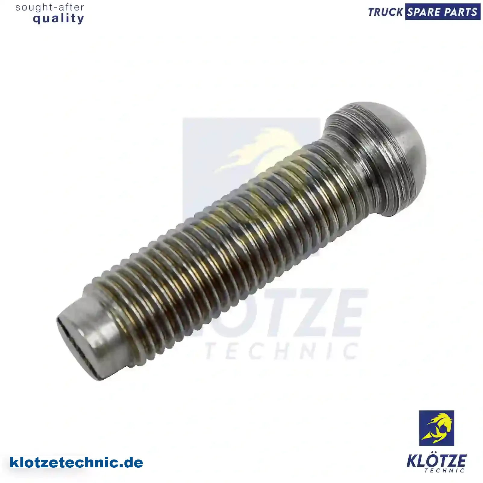 Adjusting Screw, Rocker Arm 422993, 423058, 422993, 423058 || Klötze Technic Spare Part | Engine, Accelerator Pedal, Camshaft, Connecting Rod, Crankcase, Crankshaft, Cylinder Head, Engine Suspension Mountings, Exhaust Manifold, Exhaust Gas Recirculation, Filter Kits, Flywheel Housing, General Overhaul Kits, Engine, Intake Manifold, Oil Cleaner, Oil Cooler, Oil Filter, Oil Pump, Oil Sump, Piston & Liner, Sensor & Switch, Timing Case, Turbocharger, Cooling System, Belt Tensioner, Coolant Filter, Coolant Pipe, Corrosion Prevention Agent, Drive, Expansion Tank, Fan, Intercooler, Monitors & Gauges, Radiator, Thermostat, V-Belt / Timing belt, Water Pump, Fuel System, Electronical Injector Unit, Feed Pump, Fuel Filter, cpl., Fuel Gauge Sender,  Fuel Line, Fuel Pump, Fuel Tank, Injection Line Kit, Injection Pump, Exhaust System, Clutch & Pedal, Gearbox, Propeller Shaft, Axles, Brake System, Hubs & Wheels, Suspension, Leaf Spring, Universal Parts / Accessories, Steering, Electrical System, Cabin