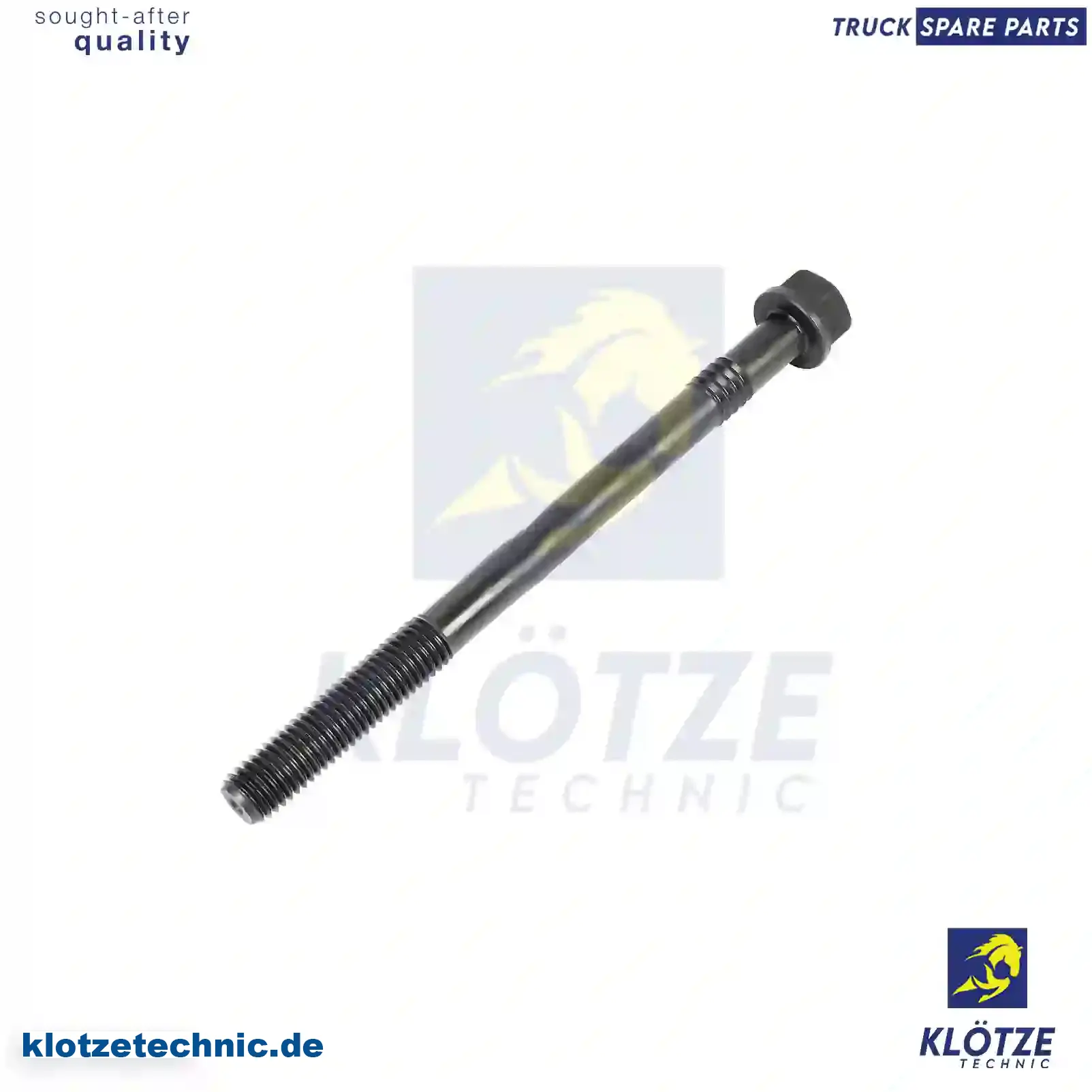 Cylinder Head Screw 423485, 470261, , ,, 423485, 470261, , , || Klötze Technic Spare Part | Engine, Accelerator Pedal, Camshaft, Connecting Rod, Crankcase, Crankshaft, Cylinder Head, Engine Suspension Mountings, Exhaust Manifold, Exhaust Gas Recirculation, Filter Kits, Flywheel Housing, General Overhaul Kits, Engine, Intake Manifold, Oil Cleaner, Oil Cooler, Oil Filter, Oil Pump, Oil Sump, Piston & Liner, Sensor & Switch, Timing Case, Turbocharger, Cooling System, Belt Tensioner, Coolant Filter, Coolant Pipe, Corrosion Prevention Agent, Drive, Expansion Tank, Fan, Intercooler, Monitors & Gauges, Radiator, Thermostat, V-Belt / Timing belt, Water Pump, Fuel System, Electronical Injector Unit, Feed Pump, Fuel Filter, cpl., Fuel Gauge Sender,  Fuel Line, Fuel Pump, Fuel Tank, Injection Line Kit, Injection Pump, Exhaust System, Clutch & Pedal, Gearbox, Propeller Shaft, Axles, Brake System, Hubs & Wheels, Suspension, Leaf Spring, Universal Parts / Accessories, Steering, Electrical System, Cabin