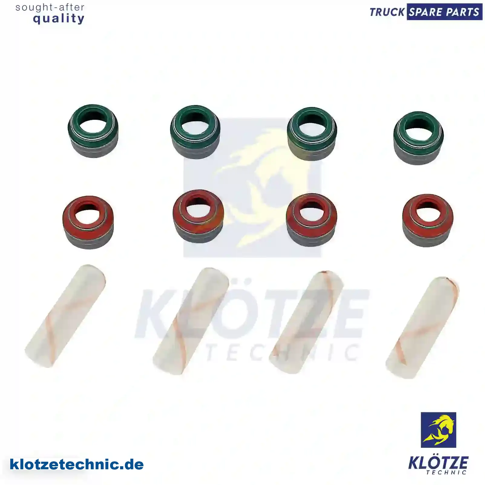 Kit, Valve Stem Seals 1020500058, 6010500067, ZG01394-0008, 1020500058, 6010500067, ZG01394-0008 || Klötze Technic Spare Part | Engine, Accelerator Pedal, Camshaft, Connecting Rod, Crankcase, Crankshaft, Cylinder Head, Engine Suspension Mountings, Exhaust Manifold, Exhaust Gas Recirculation, Filter Kits, Flywheel Housing, General Overhaul Kits, Engine, Intake Manifold, Oil Cleaner, Oil Cooler, Oil Filter, Oil Pump, Oil Sump, Piston & Liner, Sensor & Switch, Timing Case, Turbocharger, Cooling System, Belt Tensioner, Coolant Filter, Coolant Pipe, Corrosion Prevention Agent, Drive, Expansion Tank, Fan, Intercooler, Monitors & Gauges, Radiator, Thermostat, V-Belt / Timing belt, Water Pump, Fuel System, Electronical Injector Unit, Feed Pump, Fuel Filter, cpl., Fuel Gauge Sender,  Fuel Line, Fuel Pump, Fuel Tank, Injection Line Kit, Injection Pump, Exhaust System, Clutch & Pedal, Gearbox, Propeller Shaft, Axles, Brake System, Hubs & Wheels, Suspension, Leaf Spring, Universal Parts / Accessories, Steering, Electrical System, Cabin