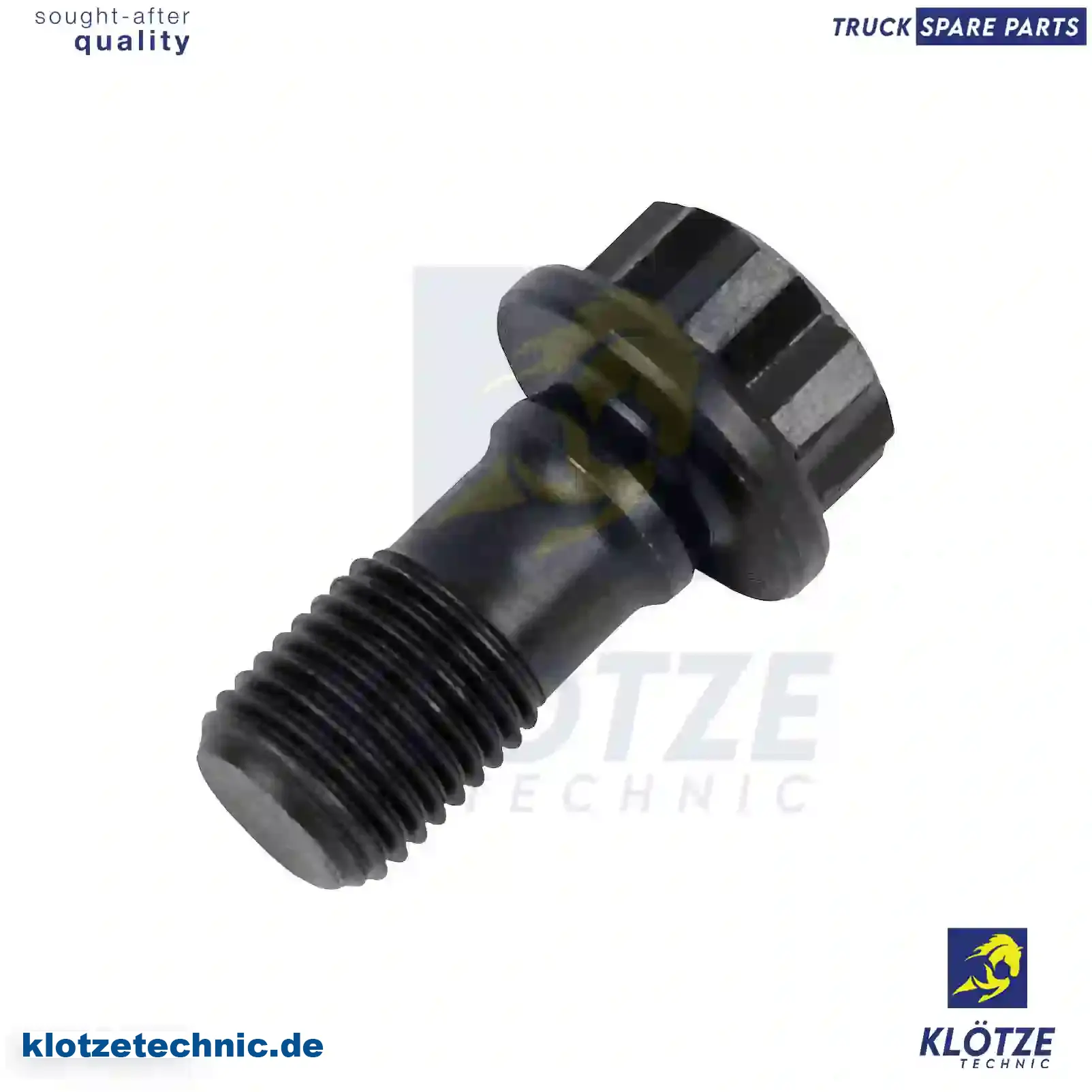 Screw 3559901301, 35599, 3559901301, 35599 || Klötze Technic Spare Part | Engine, Accelerator Pedal, Camshaft, Connecting Rod, Crankcase, Crankshaft, Cylinder Head, Engine Suspension Mountings, Exhaust Manifold, Exhaust Gas Recirculation, Filter Kits, Flywheel Housing, General Overhaul Kits, Engine, Intake Manifold, Oil Cleaner, Oil Cooler, Oil Filter, Oil Pump, Oil Sump, Piston & Liner, Sensor & Switch, Timing Case, Turbocharger, Cooling System, Belt Tensioner, Coolant Filter, Coolant Pipe, Corrosion Prevention Agent, Drive, Expansion Tank, Fan, Intercooler, Monitors & Gauges, Radiator, Thermostat, V-Belt / Timing belt, Water Pump, Fuel System, Electronical Injector Unit, Feed Pump, Fuel Filter, cpl., Fuel Gauge Sender,  Fuel Line, Fuel Pump, Fuel Tank, Injection Line Kit, Injection Pump, Exhaust System, Clutch & Pedal, Gearbox, Propeller Shaft, Axles, Brake System, Hubs & Wheels, Suspension, Leaf Spring, Universal Parts / Accessories, Steering, Electrical System, Cabin