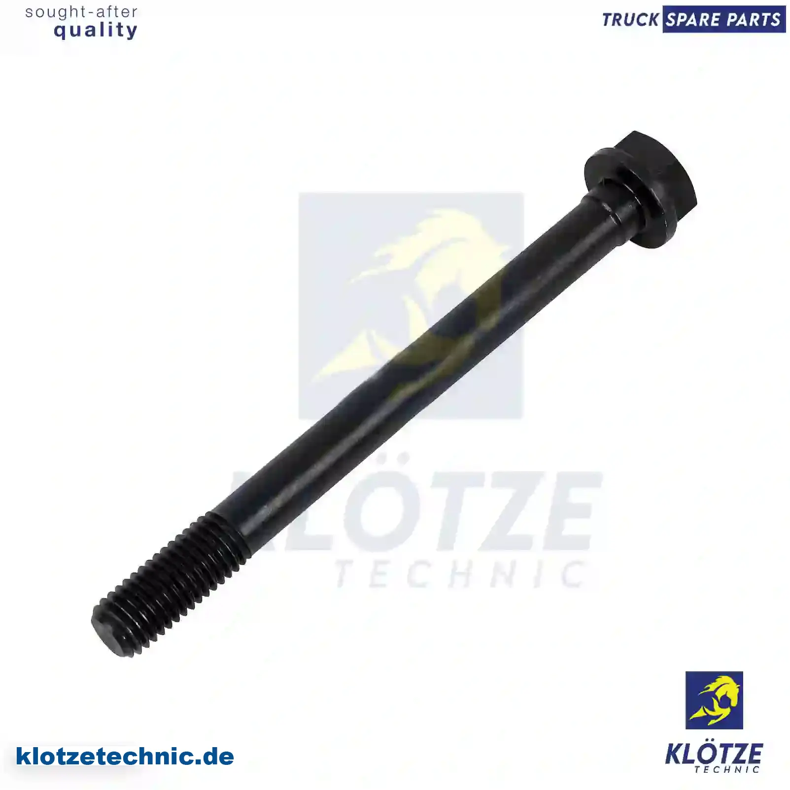 Cylinder Head Screw 3269900101, 3269900101 || Klötze Technic Spare Part | Engine, Accelerator Pedal, Camshaft, Connecting Rod, Crankcase, Crankshaft, Cylinder Head, Engine Suspension Mountings, Exhaust Manifold, Exhaust Gas Recirculation, Filter Kits, Flywheel Housing, General Overhaul Kits, Engine, Intake Manifold, Oil Cleaner, Oil Cooler, Oil Filter, Oil Pump, Oil Sump, Piston & Liner, Sensor & Switch, Timing Case, Turbocharger, Cooling System, Belt Tensioner, Coolant Filter, Coolant Pipe, Corrosion Prevention Agent, Drive, Expansion Tank, Fan, Intercooler, Monitors & Gauges, Radiator, Thermostat, V-Belt / Timing belt, Water Pump, Fuel System, Electronical Injector Unit, Feed Pump, Fuel Filter, cpl., Fuel Gauge Sender,  Fuel Line, Fuel Pump, Fuel Tank, Injection Line Kit, Injection Pump, Exhaust System, Clutch & Pedal, Gearbox, Propeller Shaft, Axles, Brake System, Hubs & Wheels, Suspension, Leaf Spring, Universal Parts / Accessories, Steering, Electrical System, Cabin