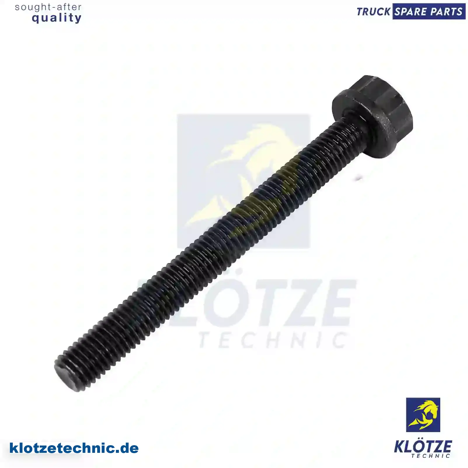 Cylinder Head Screw 3229900505, 3529904201, 3669900301, 3229900505, 3529904201, 3669900301 || Klötze Technic Spare Part | Engine, Accelerator Pedal, Camshaft, Connecting Rod, Crankcase, Crankshaft, Cylinder Head, Engine Suspension Mountings, Exhaust Manifold, Exhaust Gas Recirculation, Filter Kits, Flywheel Housing, General Overhaul Kits, Engine, Intake Manifold, Oil Cleaner, Oil Cooler, Oil Filter, Oil Pump, Oil Sump, Piston & Liner, Sensor & Switch, Timing Case, Turbocharger, Cooling System, Belt Tensioner, Coolant Filter, Coolant Pipe, Corrosion Prevention Agent, Drive, Expansion Tank, Fan, Intercooler, Monitors & Gauges, Radiator, Thermostat, V-Belt / Timing belt, Water Pump, Fuel System, Electronical Injector Unit, Feed Pump, Fuel Filter, cpl., Fuel Gauge Sender,  Fuel Line, Fuel Pump, Fuel Tank, Injection Line Kit, Injection Pump, Exhaust System, Clutch & Pedal, Gearbox, Propeller Shaft, Axles, Brake System, Hubs & Wheels, Suspension, Leaf Spring, Universal Parts / Accessories, Steering, Electrical System, Cabin