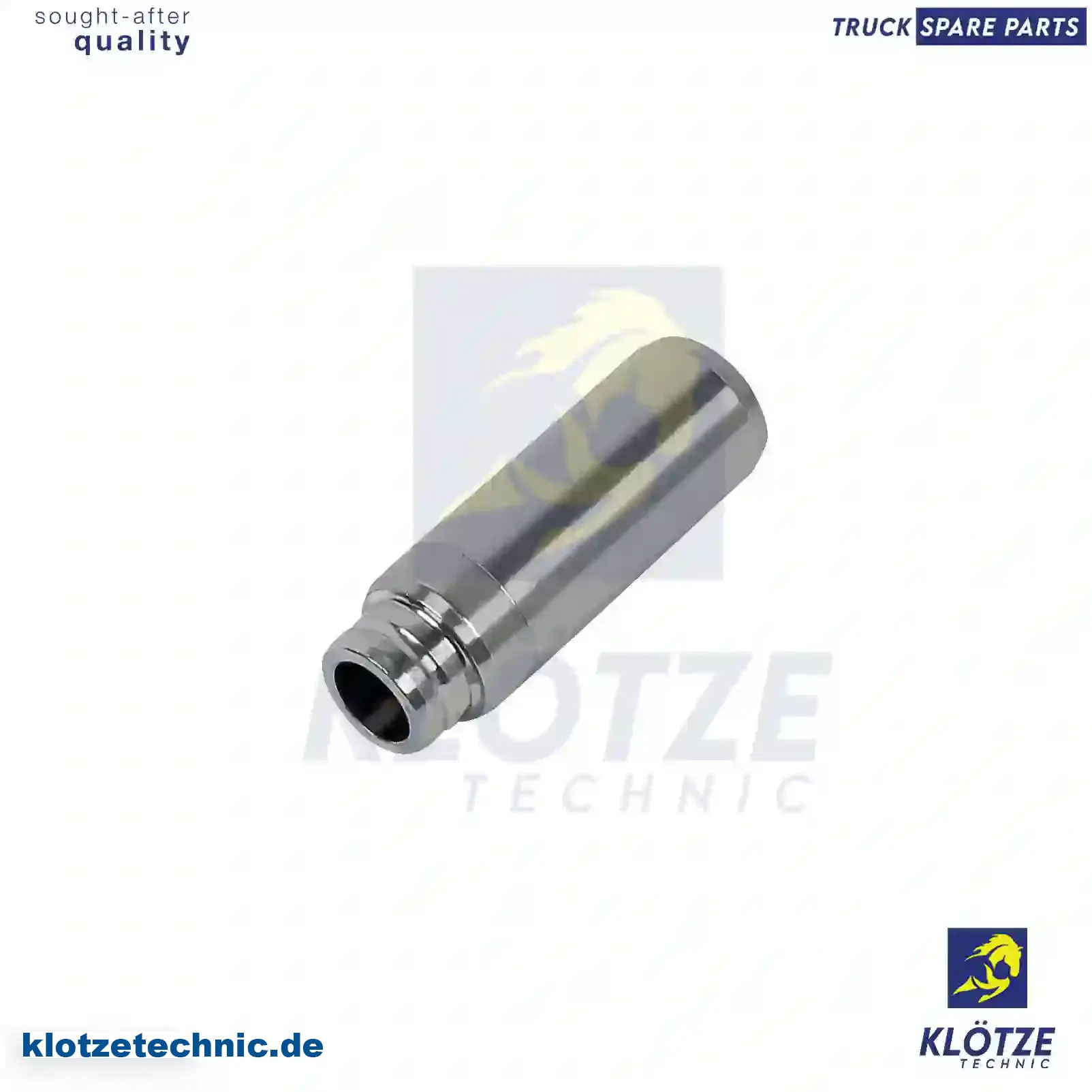 Valve Guide, Intake And Exhaust 6110530329, , , , ,, 6110530329, , , , , || Klötze Technic Spare Part | Engine, Accelerator Pedal, Camshaft, Connecting Rod, Crankcase, Crankshaft, Cylinder Head, Engine Suspension Mountings, Exhaust Manifold, Exhaust Gas Recirculation, Filter Kits, Flywheel Housing, General Overhaul Kits, Engine, Intake Manifold, Oil Cleaner, Oil Cooler, Oil Filter, Oil Pump, Oil Sump, Piston & Liner, Sensor & Switch, Timing Case, Turbocharger, Cooling System, Belt Tensioner, Coolant Filter, Coolant Pipe, Corrosion Prevention Agent, Drive, Expansion Tank, Fan, Intercooler, Monitors & Gauges, Radiator, Thermostat, V-Belt / Timing belt, Water Pump, Fuel System, Electronical Injector Unit, Feed Pump, Fuel Filter, cpl., Fuel Gauge Sender,  Fuel Line, Fuel Pump, Fuel Tank, Injection Line Kit, Injection Pump, Exhaust System, Clutch & Pedal, Gearbox, Propeller Shaft, Axles, Brake System, Hubs & Wheels, Suspension, Leaf Spring, Universal Parts / Accessories, Steering, Electrical System, Cabin