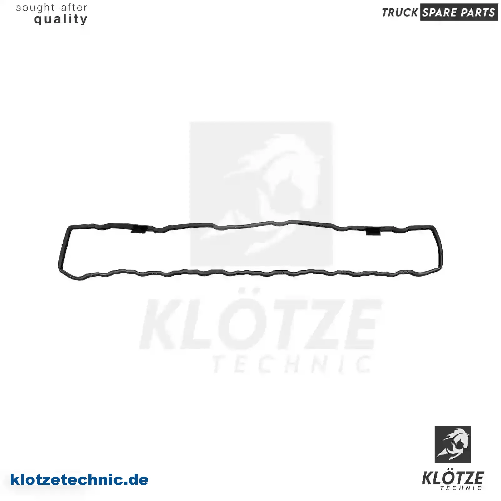 Valve Cover Gasket 5010553654, 50105, 5010553654, 50105 || Klötze Technic Spare Part | Engine, Accelerator Pedal, Camshaft, Connecting Rod, Crankcase, Crankshaft, Cylinder Head, Engine Suspension Mountings, Exhaust Manifold, Exhaust Gas Recirculation, Filter Kits, Flywheel Housing, General Overhaul Kits, Engine, Intake Manifold, Oil Cleaner, Oil Cooler, Oil Filter, Oil Pump, Oil Sump, Piston & Liner, Sensor & Switch, Timing Case, Turbocharger, Cooling System, Belt Tensioner, Coolant Filter, Coolant Pipe, Corrosion Prevention Agent, Drive, Expansion Tank, Fan, Intercooler, Monitors & Gauges, Radiator, Thermostat, V-Belt / Timing belt, Water Pump, Fuel System, Electronical Injector Unit, Feed Pump, Fuel Filter, cpl., Fuel Gauge Sender,  Fuel Line, Fuel Pump, Fuel Tank, Injection Line Kit, Injection Pump, Exhaust System, Clutch & Pedal, Gearbox, Propeller Shaft, Axles, Brake System, Hubs & Wheels, Suspension, Leaf Spring, Universal Parts / Accessories, Steering, Electrical System, Cabin