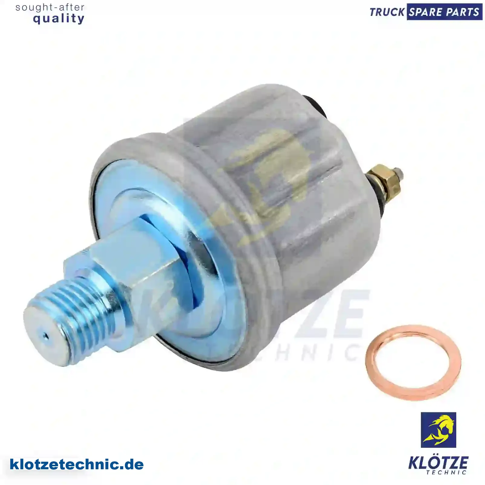 Oil Pressure Sensor 0015424917, 0045428917, 3455427317, 6845427317, ZG00796-0008, 0015424917, 0045428917, 3455427317, 6845427317, ZG00796-0008 || Klötze Technic Spare Part | Engine, Accelerator Pedal, Camshaft, Connecting Rod, Crankcase, Crankshaft, Cylinder Head, Engine Suspension Mountings, Exhaust Manifold, Exhaust Gas Recirculation, Filter Kits, Flywheel Housing, General Overhaul Kits, Engine, Intake Manifold, Oil Cleaner, Oil Cooler, Oil Filter, Oil Pump, Oil Sump, Piston & Liner, Sensor & Switch, Timing Case, Turbocharger, Cooling System, Belt Tensioner, Coolant Filter, Coolant Pipe, Corrosion Prevention Agent, Drive, Expansion Tank, Fan, Intercooler, Monitors & Gauges, Radiator, Thermostat, V-Belt / Timing belt, Water Pump, Fuel System, Electronical Injector Unit, Feed Pump, Fuel Filter, cpl., Fuel Gauge Sender,  Fuel Line, Fuel Pump, Fuel Tank, Injection Line Kit, Injection Pump, Exhaust System, Clutch & Pedal, Gearbox, Propeller Shaft, Axles, Brake System, Hubs & Wheels, Suspension, Leaf Spring, Universal Parts / Accessories, Steering, Electrical System, Cabin