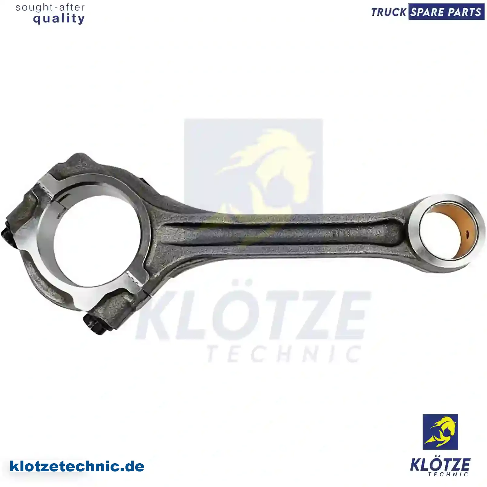 Connecting Rod, Straight Head 3520301220, 3520301420, 3520302720, 3520303420, 3520303920, 3520304220, 3520304920, 3520305720, 3660302120, 3660302520, 3660303520, 366030352080, 3660305520, 3660307120, 3760307120, 3760307220, ZG00992-0008, 3520301220, 3520301420, 3520302720, 3520303420, 3520303920, 3520304220, 3520304920, 3520305720, 3660302120, 3660302520, 3660303520, 366030352080, 3660305520, 3660307120, 3760307120, 3760307220, ZG00992-0008 || Klötze Technic Spare Part | Engine, Accelerator Pedal, Camshaft, Connecting Rod, Crankcase, Crankshaft, Cylinder Head, Engine Suspension Mountings, Exhaust Manifold, Exhaust Gas Recirculation, Filter Kits, Flywheel Housing, General Overhaul Kits, Engine, Intake Manifold, Oil Cleaner, Oil Cooler, Oil Filter, Oil Pump, Oil Sump, Piston & Liner, Sensor & Switch, Timing Case, Turbocharger, Cooling System, Belt Tensioner, Coolant Filter, Coolant Pipe, Corrosion Prevention Agent, Drive, Expansion Tank, Fan, Intercooler, Monitors & Gauges, Radiator, Thermostat, V-Belt / Timing belt, Water Pump, Fuel System, Electronical Injector Unit, Feed Pump, Fuel Filter, cpl., Fuel Gauge Sender,  Fuel Line, Fuel Pump, Fuel Tank, Injection Line Kit, Injection Pump, Exhaust System, Clutch & Pedal, Gearbox, Propeller Shaft, Axles, Brake System, Hubs & Wheels, Suspension, Leaf Spring, Universal Parts / Accessories, Steering, Electrical System, Cabin