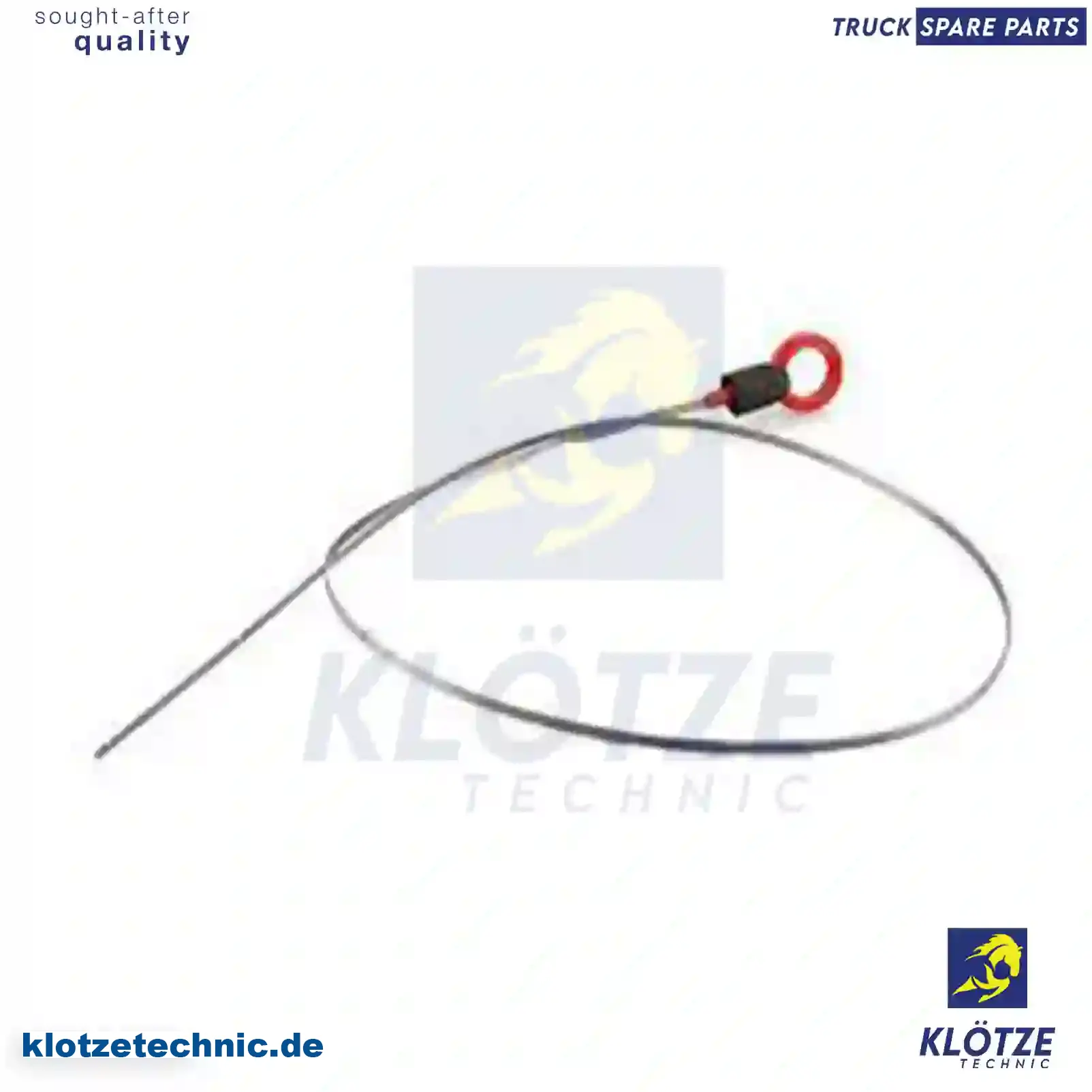 Oil Dipstick 4220100072, 4220100072 || Klötze Technic Spare Part | Engine, Accelerator Pedal, Camshaft, Connecting Rod, Crankcase, Crankshaft, Cylinder Head, Engine Suspension Mountings, Exhaust Manifold, Exhaust Gas Recirculation, Filter Kits, Flywheel Housing, General Overhaul Kits, Engine, Intake Manifold, Oil Cleaner, Oil Cooler, Oil Filter, Oil Pump, Oil Sump, Piston & Liner, Sensor & Switch, Timing Case, Turbocharger, Cooling System, Belt Tensioner, Coolant Filter, Coolant Pipe, Corrosion Prevention Agent, Drive, Expansion Tank, Fan, Intercooler, Monitors & Gauges, Radiator, Thermostat, V-Belt / Timing belt, Water Pump, Fuel System, Electronical Injector Unit, Feed Pump, Fuel Filter, cpl., Fuel Gauge Sender,  Fuel Line, Fuel Pump, Fuel Tank, Injection Line Kit, Injection Pump, Exhaust System, Clutch & Pedal, Gearbox, Propeller Shaft, Axles, Brake System, Hubs & Wheels, Suspension, Leaf Spring, Universal Parts / Accessories, Steering, Electrical System, Cabin