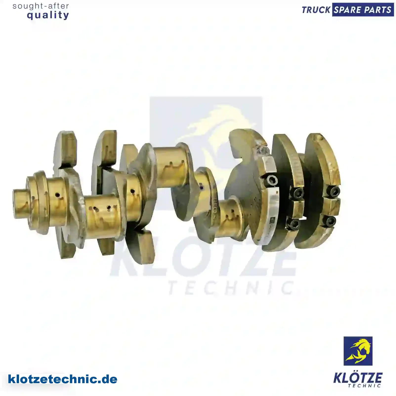 Crankshaft, Without Bearings 4020302501, 4220300601, 4220301301, 4220301401, 4220302001, 4220302401, 4220303701, 4220303801, 4220304401, 422030440180, 4020302501, 4220300601, 4220301301, 4220301401, 4220302001, 4220302401, 4220303701, 4220303801, 4220304401, 422030440180 || Klötze Technic Spare Part | Engine, Accelerator Pedal, Camshaft, Connecting Rod, Crankcase, Crankshaft, Cylinder Head, Engine Suspension Mountings, Exhaust Manifold, Exhaust Gas Recirculation, Filter Kits, Flywheel Housing, General Overhaul Kits, Engine, Intake Manifold, Oil Cleaner, Oil Cooler, Oil Filter, Oil Pump, Oil Sump, Piston & Liner, Sensor & Switch, Timing Case, Turbocharger, Cooling System, Belt Tensioner, Coolant Filter, Coolant Pipe, Corrosion Prevention Agent, Drive, Expansion Tank, Fan, Intercooler, Monitors & Gauges, Radiator, Thermostat, V-Belt / Timing belt, Water Pump, Fuel System, Electronical Injector Unit, Feed Pump, Fuel Filter, cpl., Fuel Gauge Sender,  Fuel Line, Fuel Pump, Fuel Tank, Injection Line Kit, Injection Pump, Exhaust System, Clutch & Pedal, Gearbox, Propeller Shaft, Axles, Brake System, Hubs & Wheels, Suspension, Leaf Spring, Universal Parts / Accessories, Steering, Electrical System, Cabin